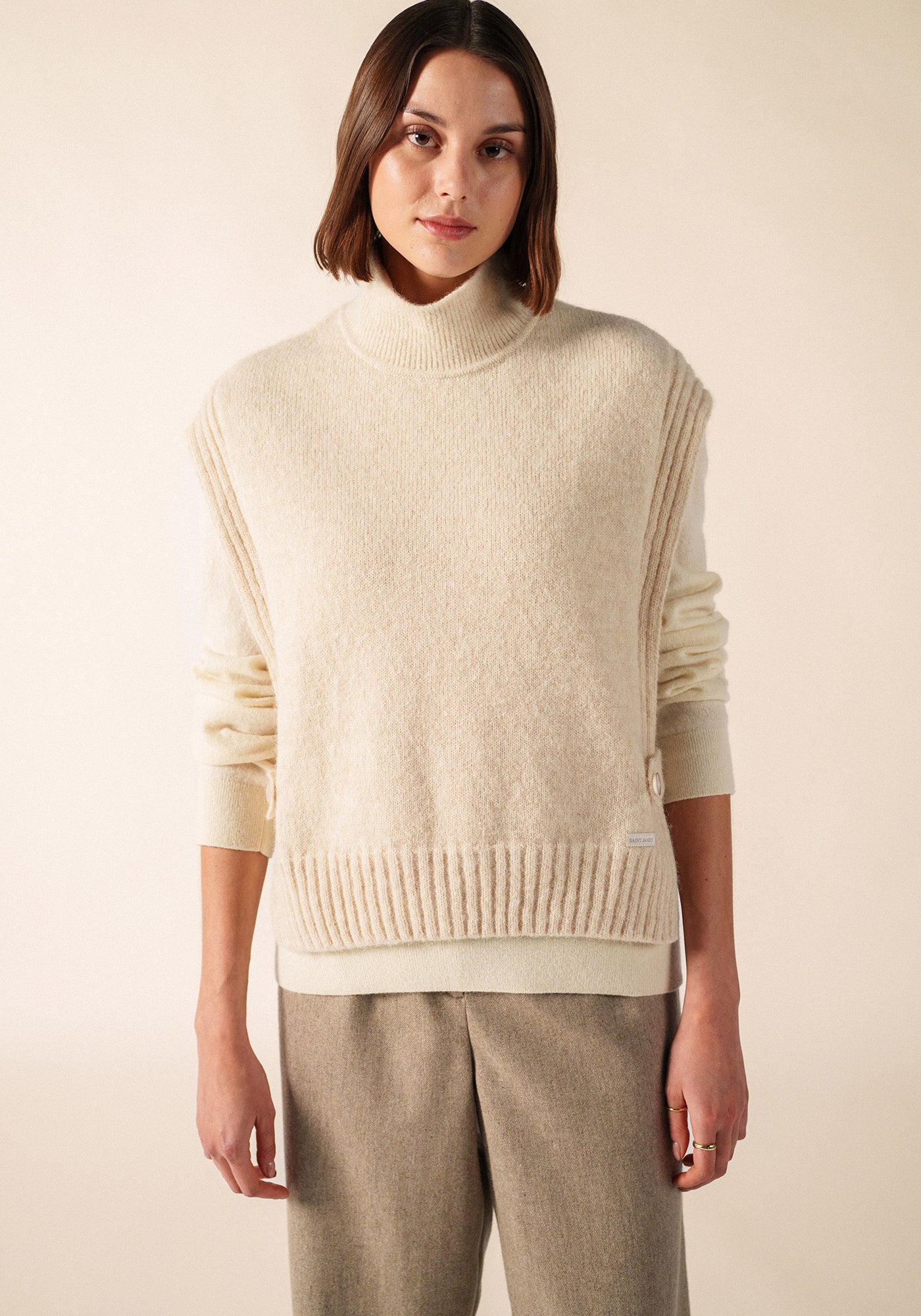 CIBOURE Wool Dickey (IVORY)
