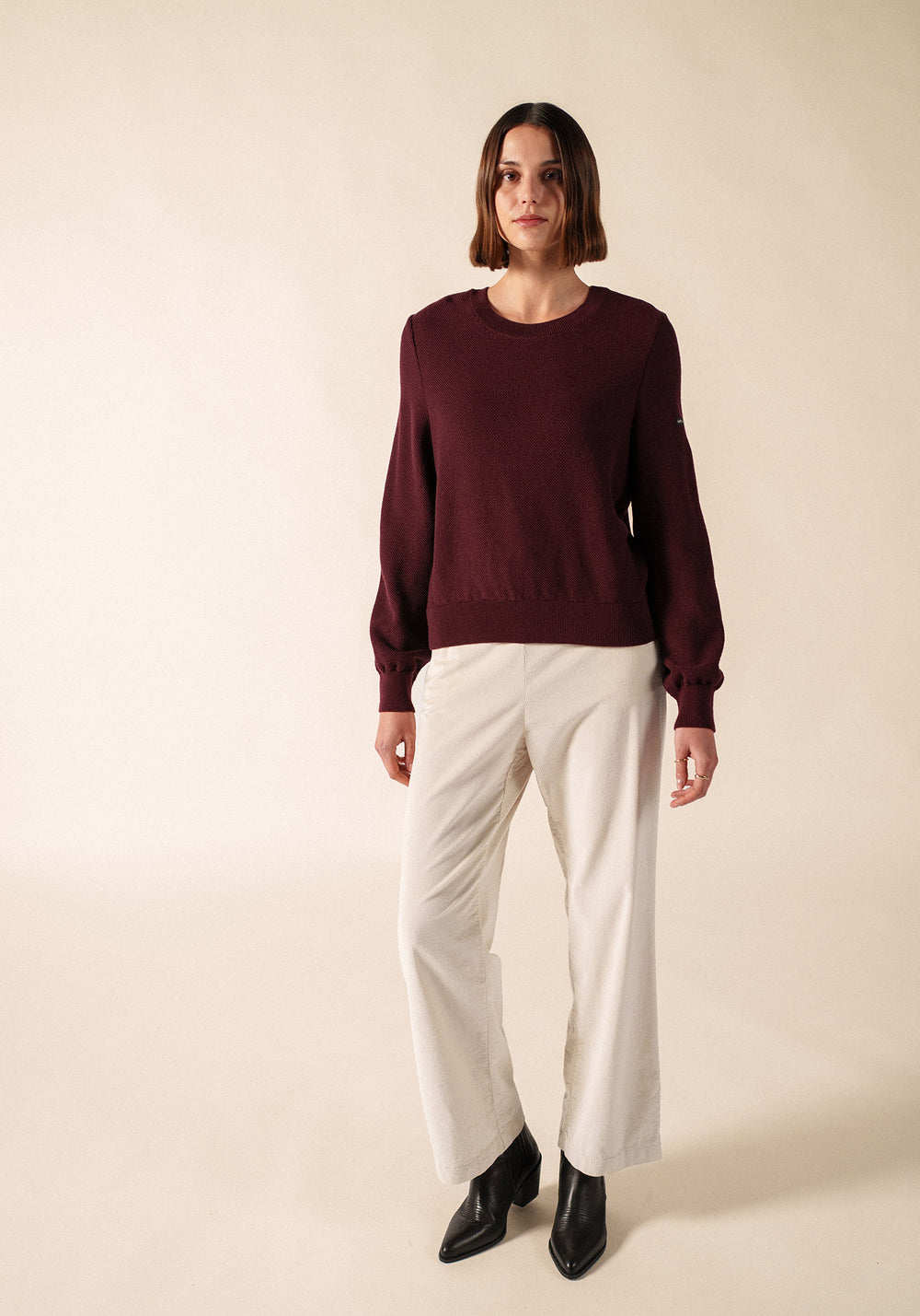 PROVENCE Sweater (BURGUNDY)