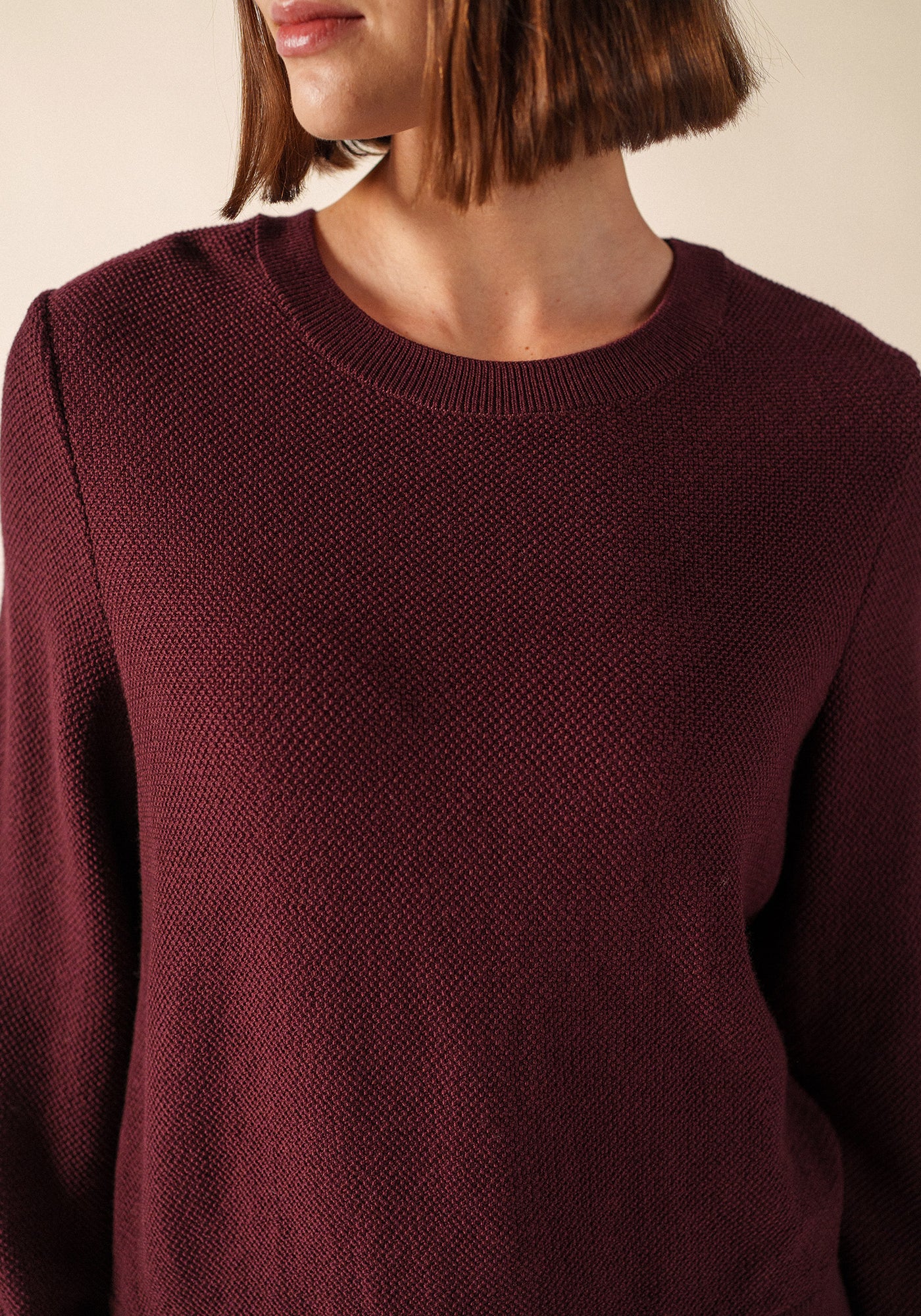 PROVENCE Sweater (BURGUNDY)