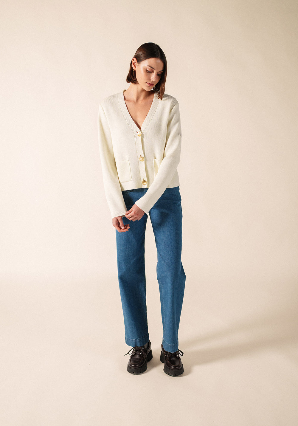 COURCY Cardigan (WHITE)