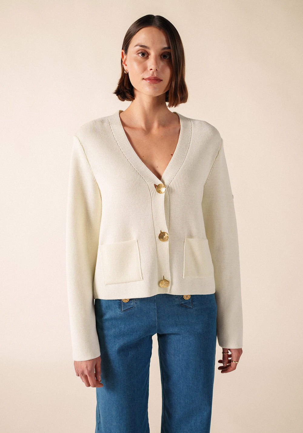 COURCY Cardigan (WHITE)