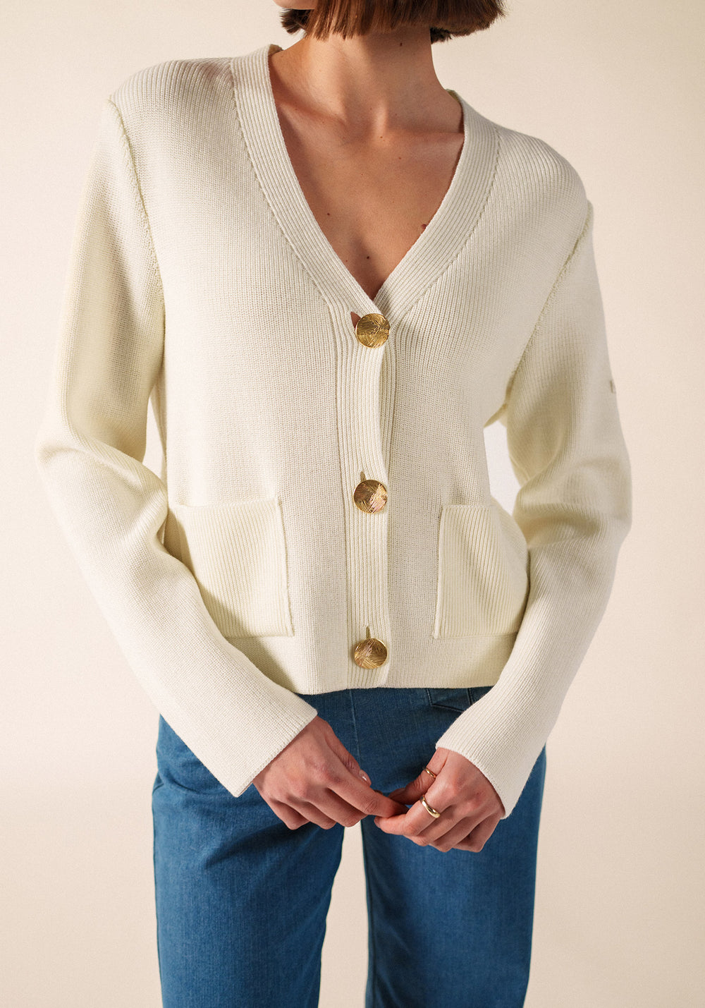COURCY Cardigan (WHITE)