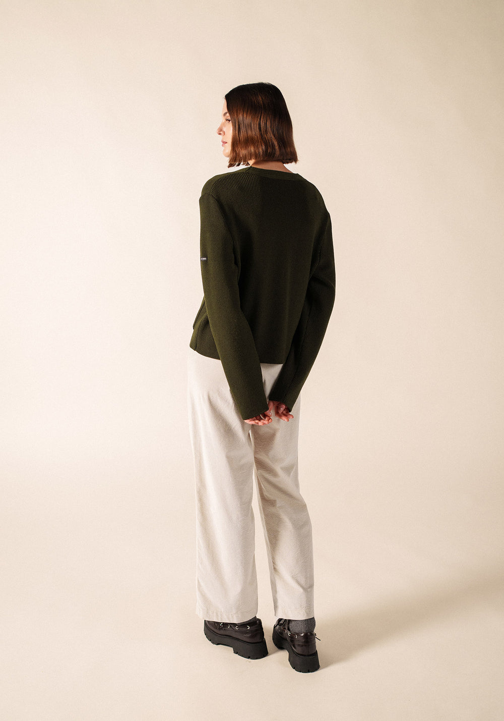 COURCY Cardigan (MOSS GREEN)