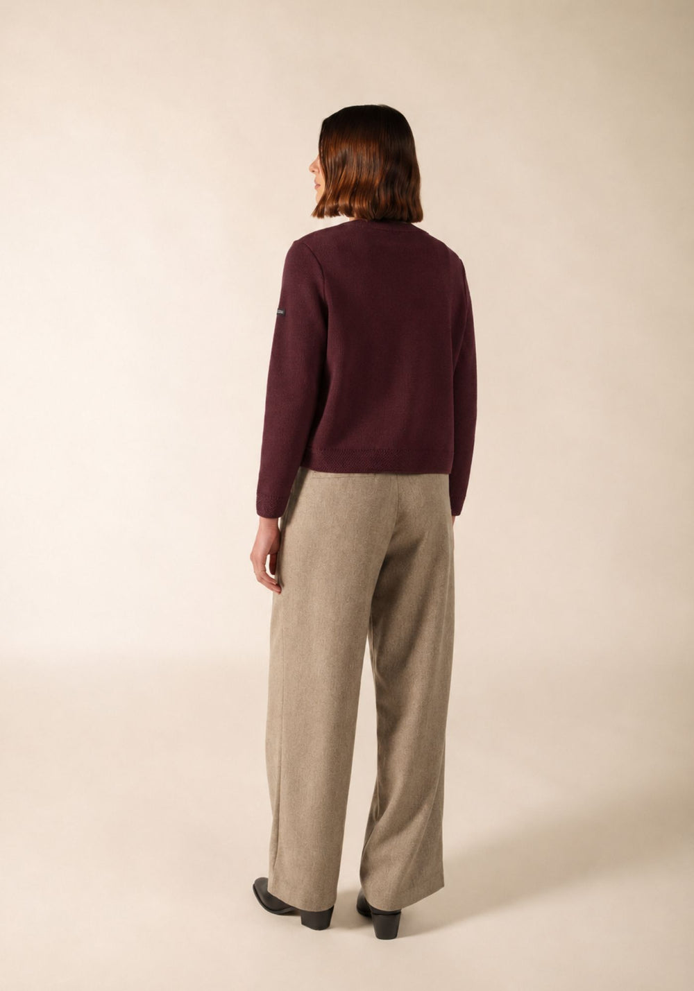 COUTANCES Cardigan (BURGUNDY)