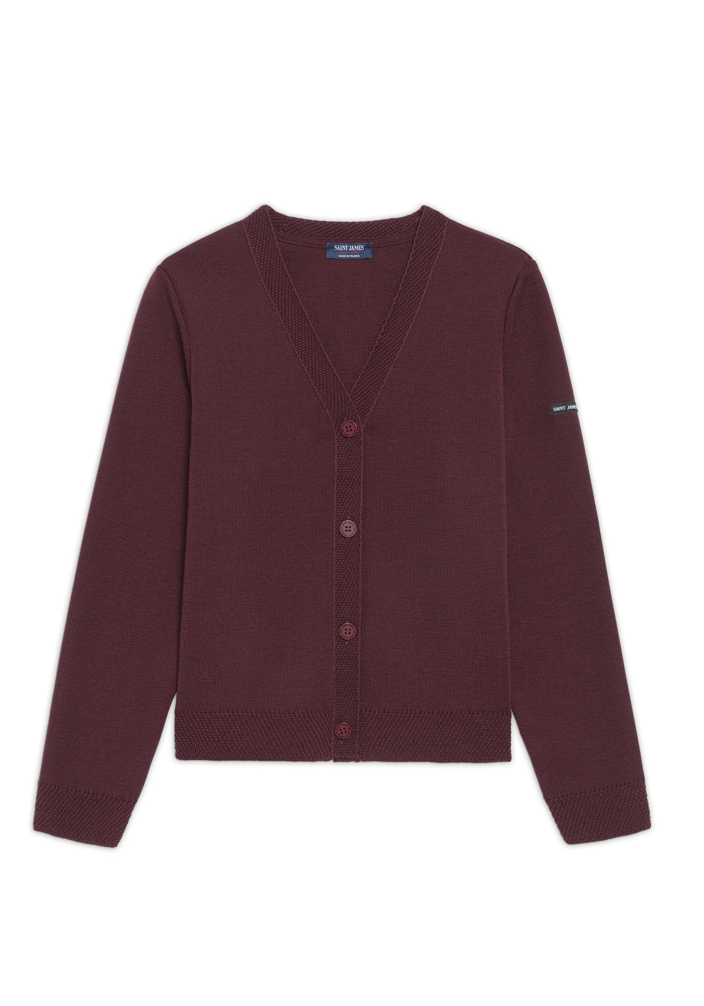 COUTANCES Cardigan (BURGUNDY)