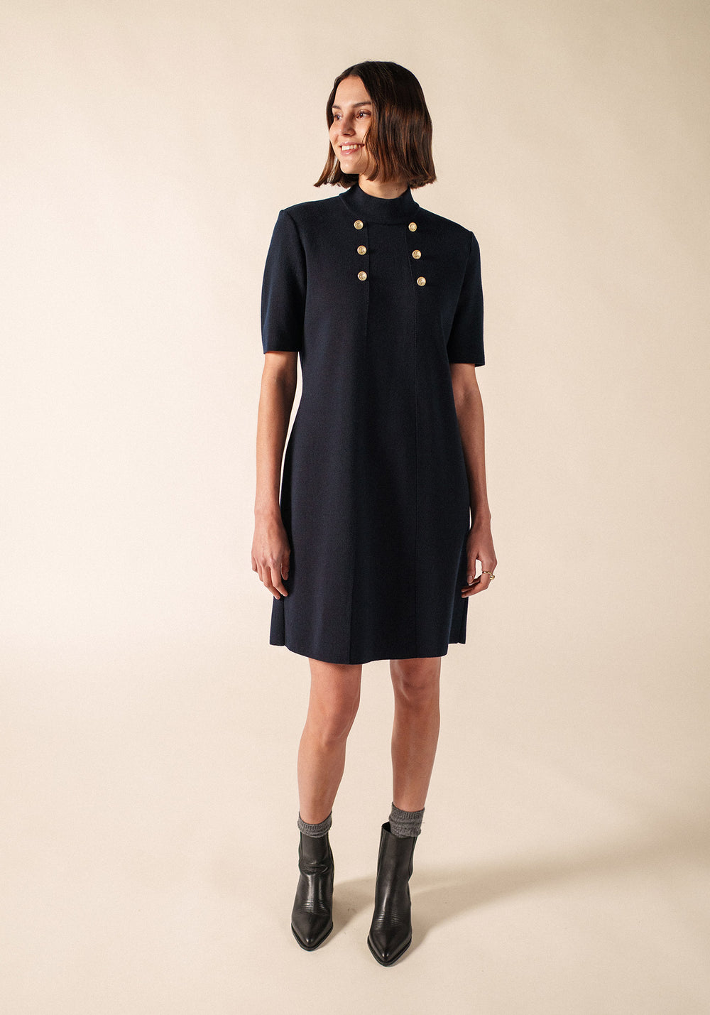 GOELETTE Dress (NAVY)