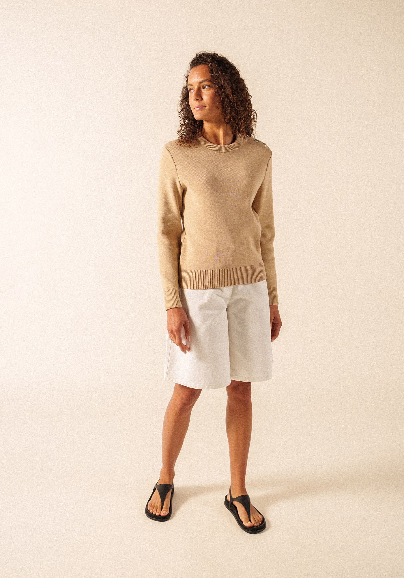 CANCALE Cotton Sweater (SAIL CANVAS)