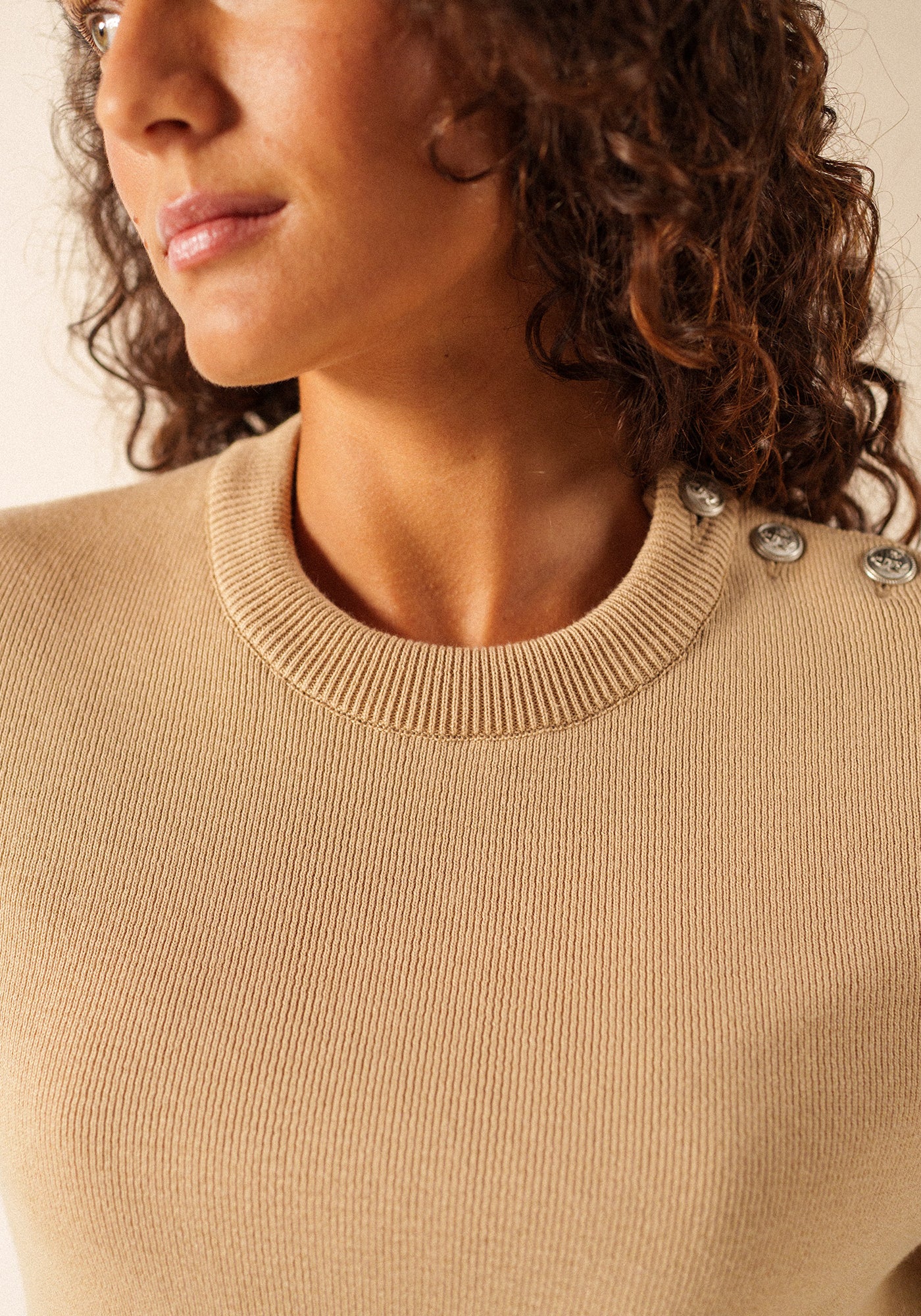 CANCALE Cotton Sweater (SAIL CANVAS)
