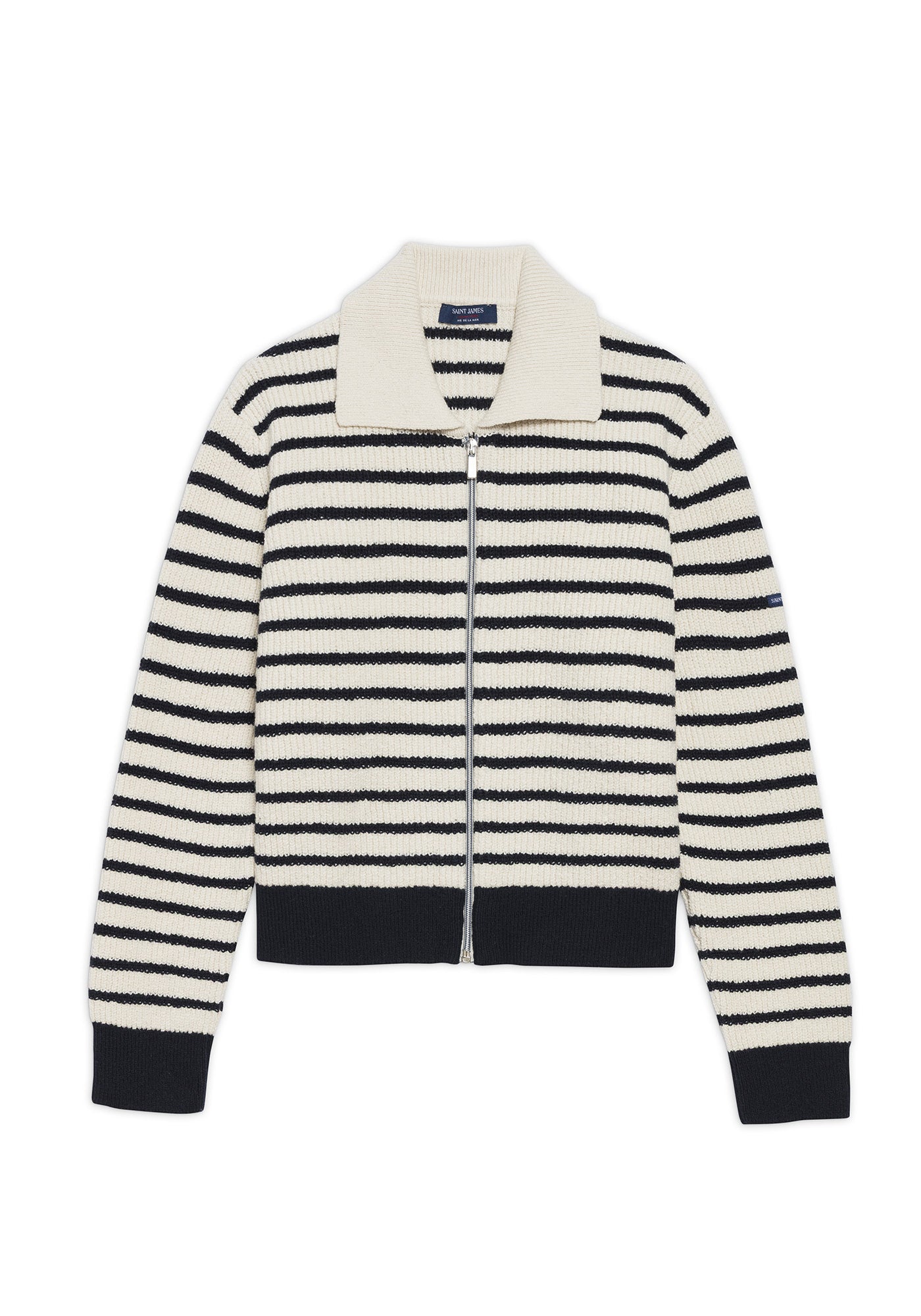 IONA Cardigan (IVORY / NAVY)