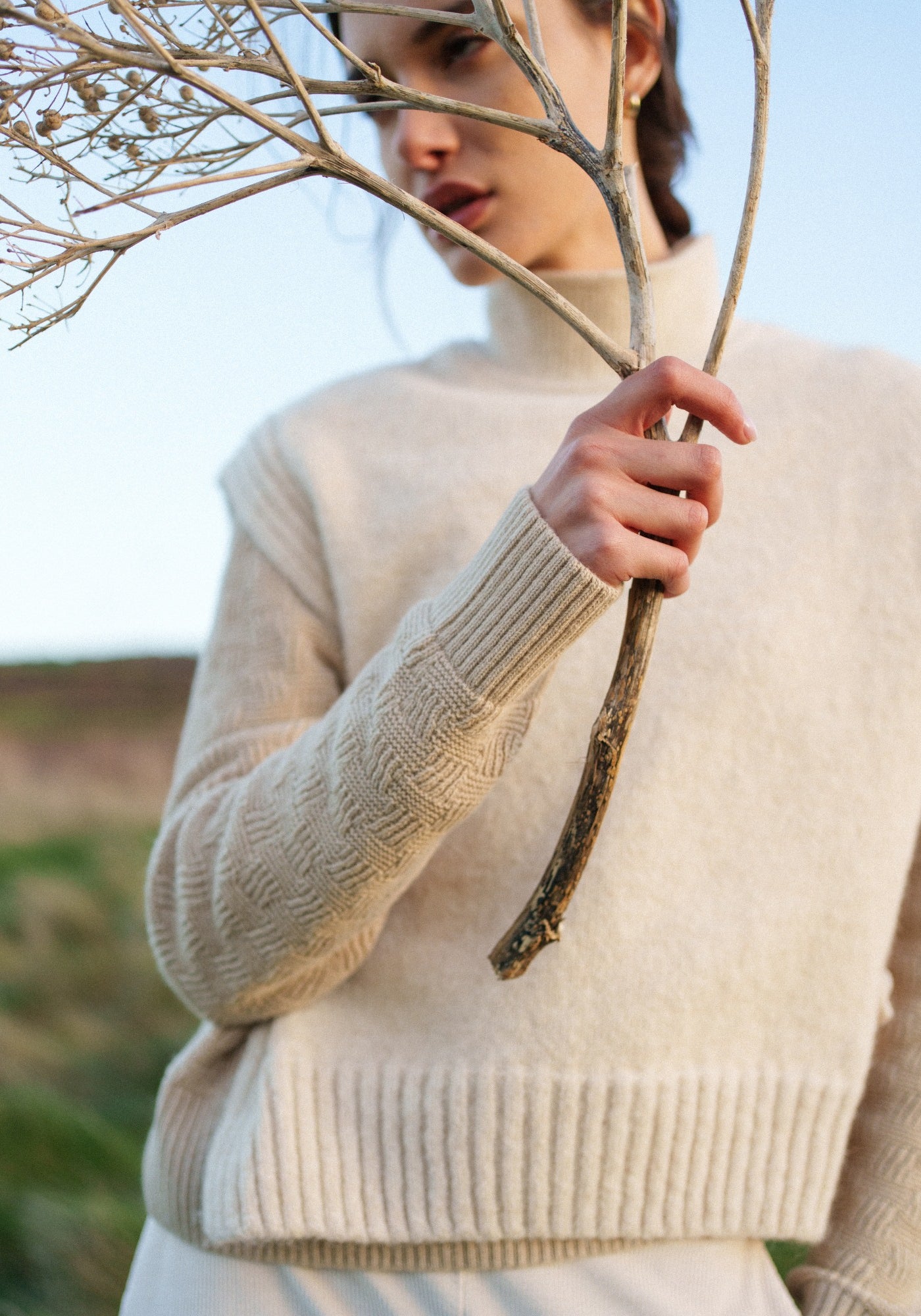 CIBOURE Wool Dickey (IVORY)