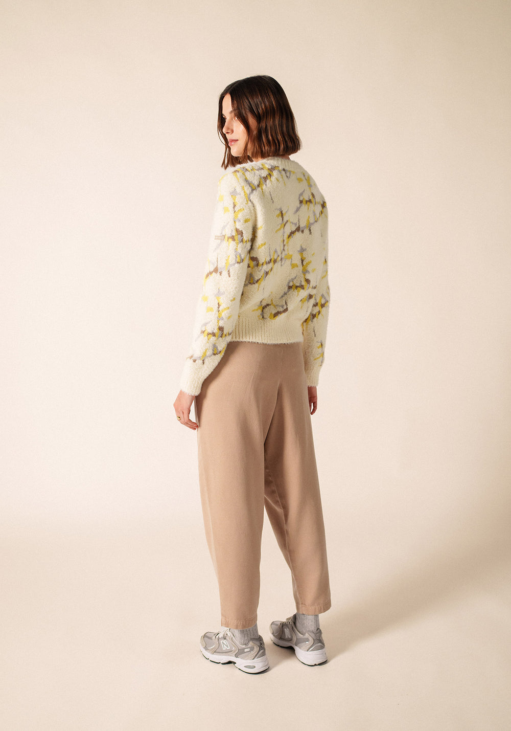 LEEDS Sweater (WINTER WHITE / BEIGE / BUTTER YELLOW)