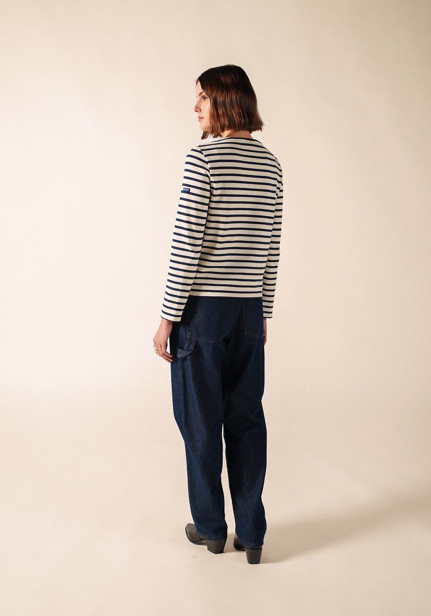 PORTUNE Breton Shirt (ECRU / NAVY)