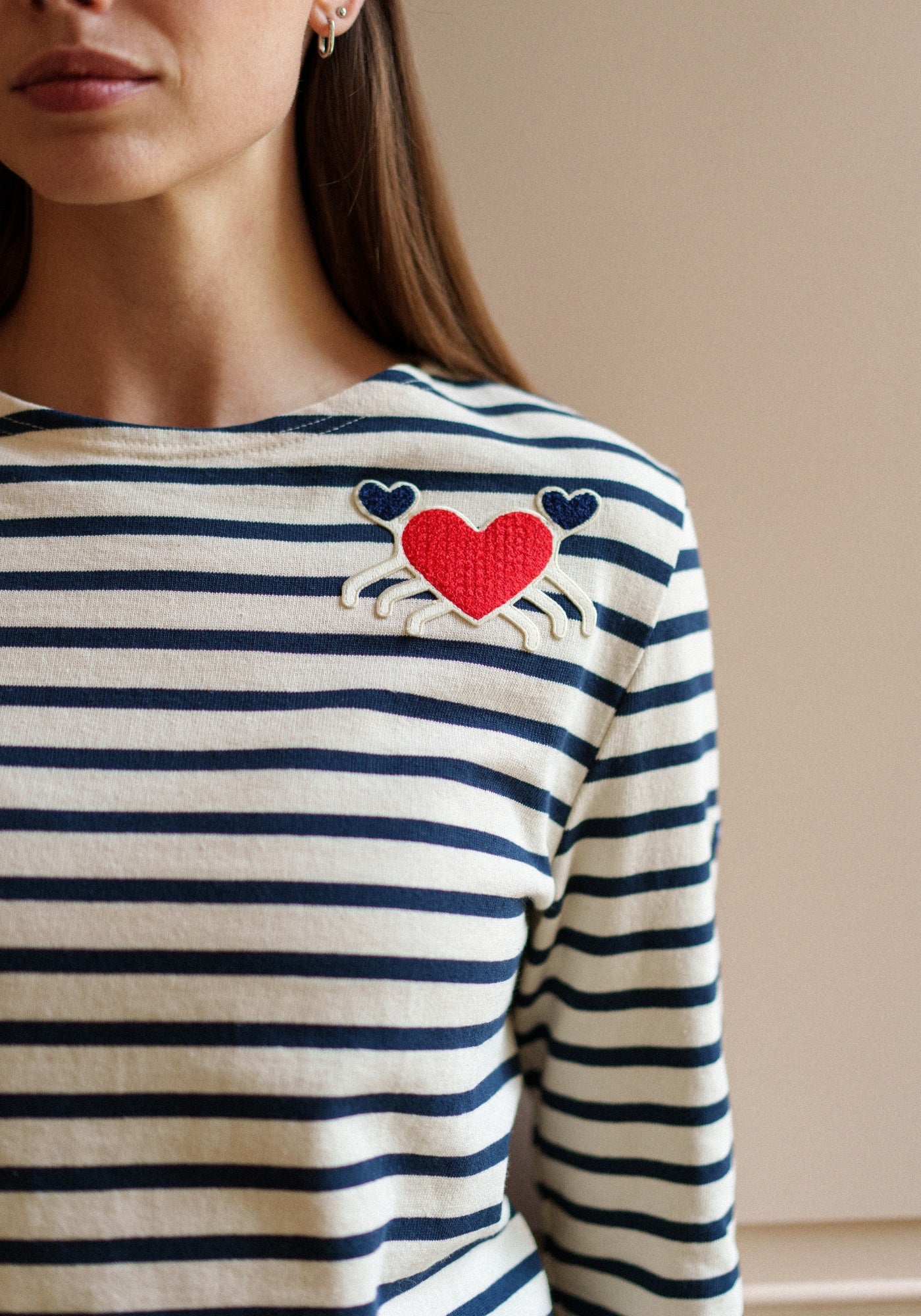 PORTUNE Breton Shirt (ECRU / NAVY)