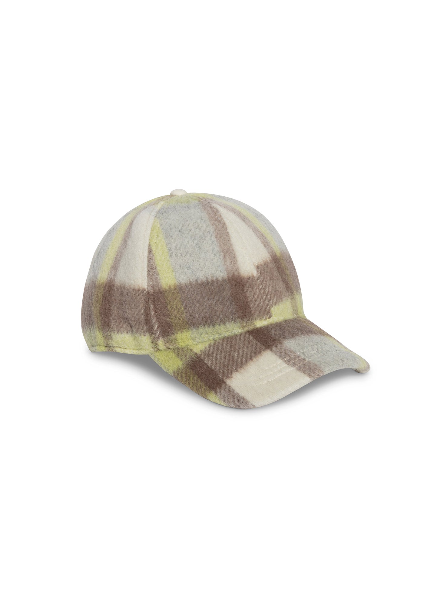 WEEKEND CAP in Wool Cloth (WINTER WHITE / BEIGE / BUTTER YELLOW)