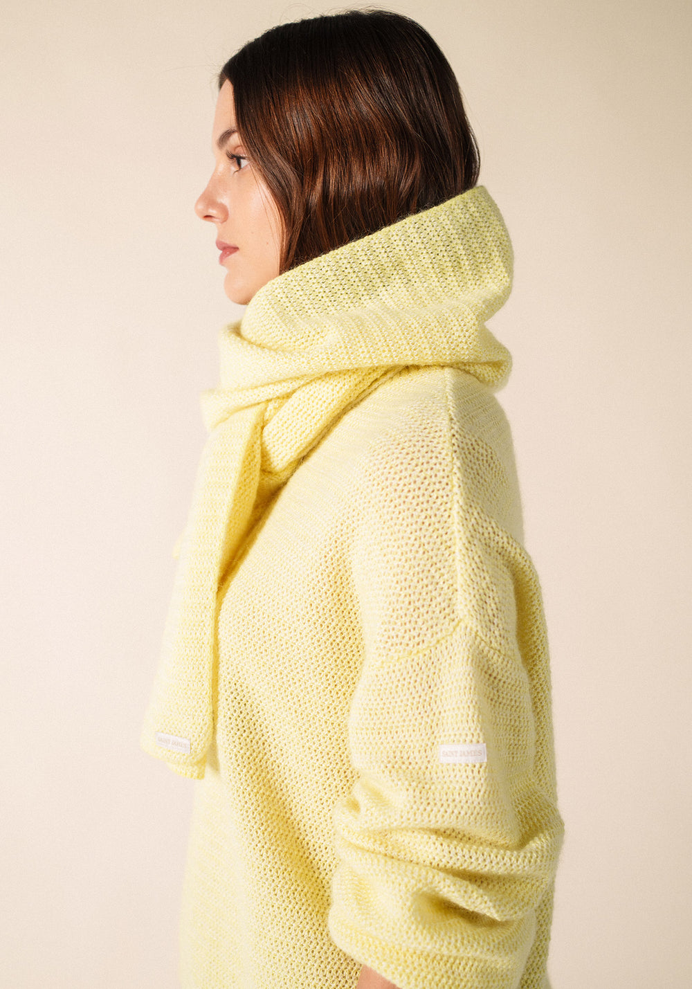 ASCAIN Scarf (BUTTER YELLOW / WINTER WHITE)