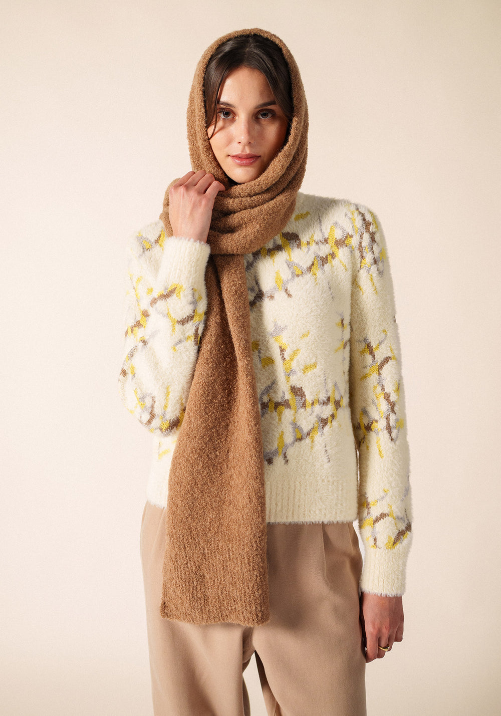 CADEAC Scarf (DARK BEIGE)