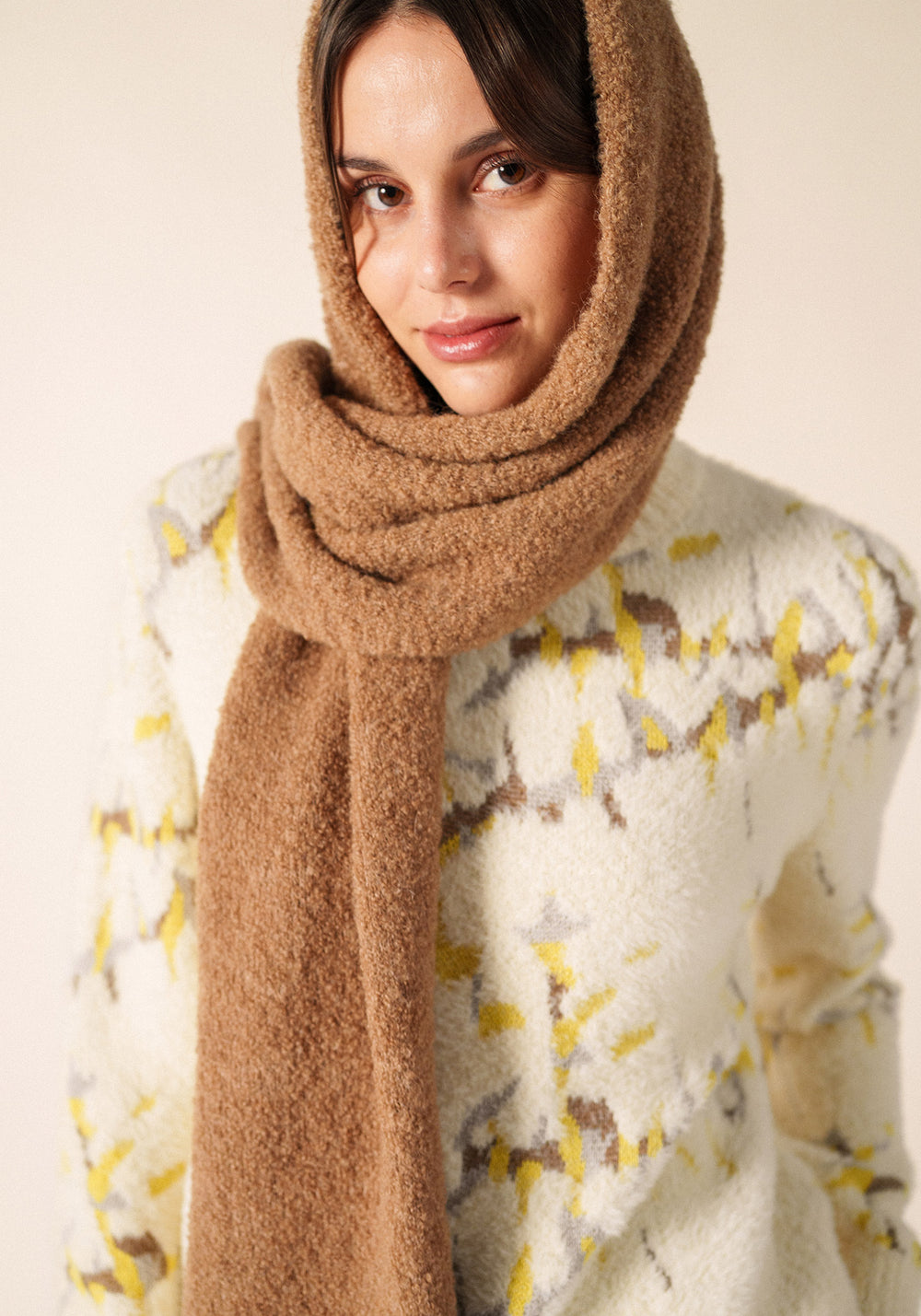 CADEAC Scarf (DARK BEIGE)