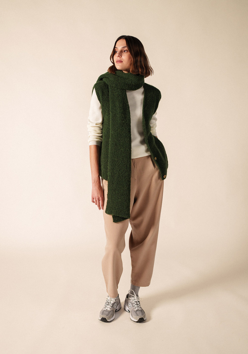 CADEAC Scarf (MOSS GREEN)