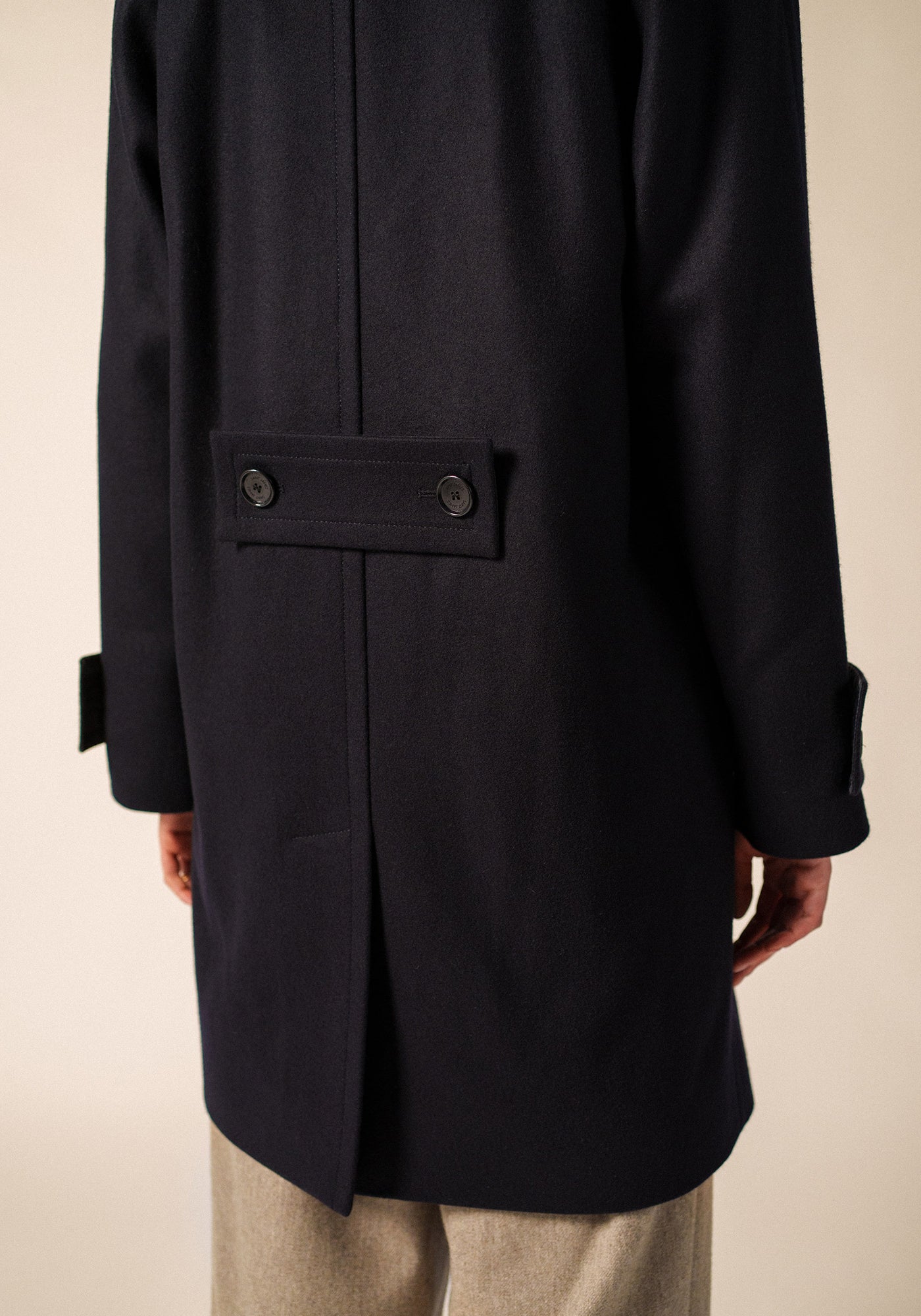ST LAURA Winter Trench Coat (NAVY)