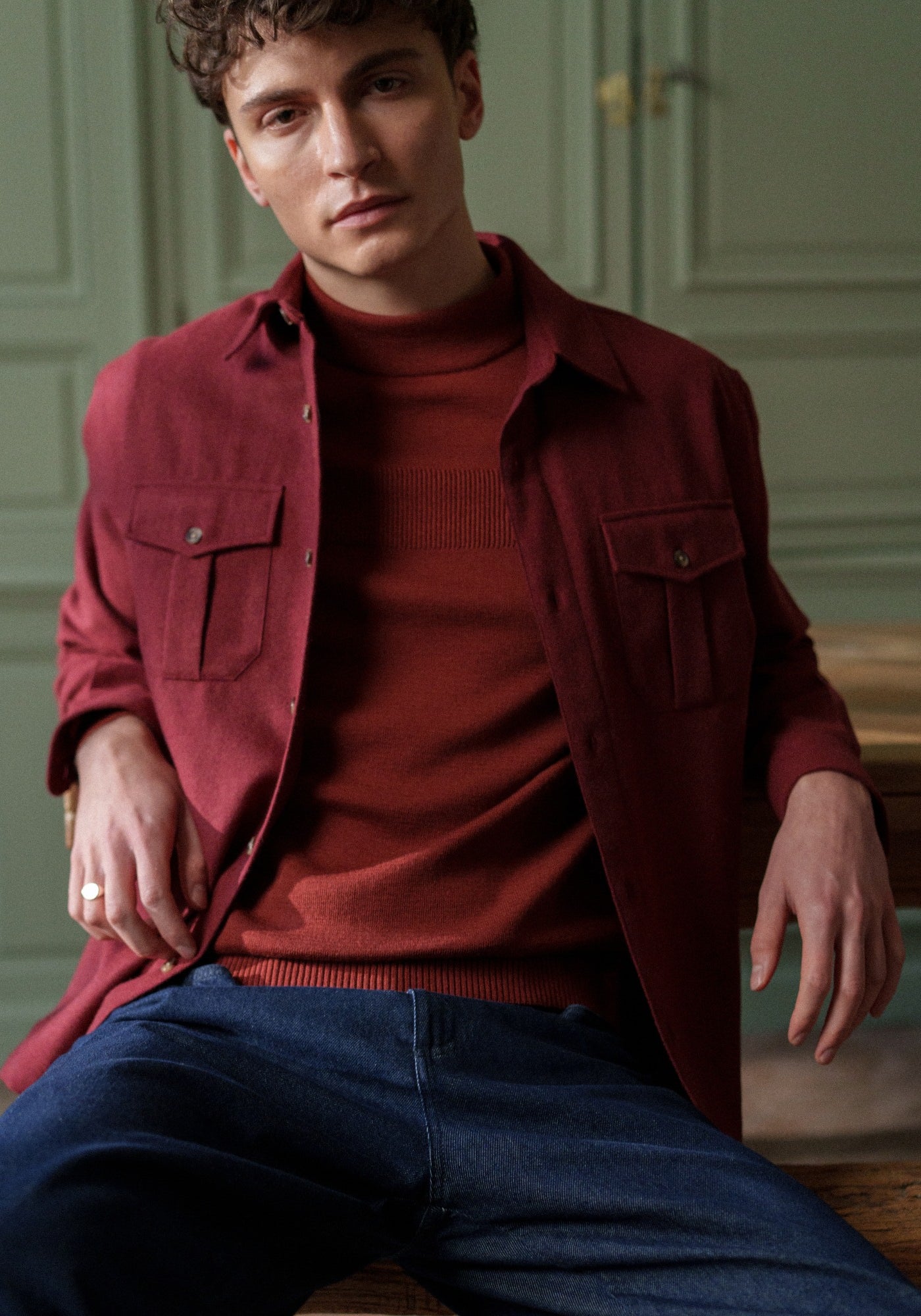 ST FABIO Overshirt (TERRACOTTA)