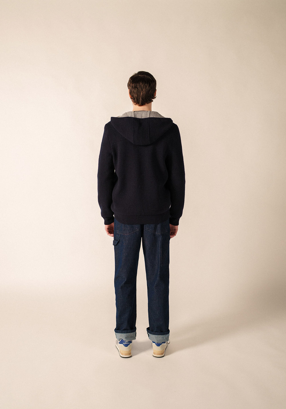 OBAN Cardigan (NAVY / GRAY)