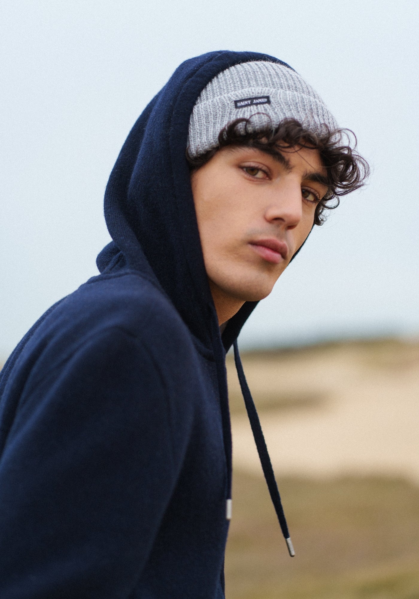 OBAN Cardigan (NAVY / GRAY)