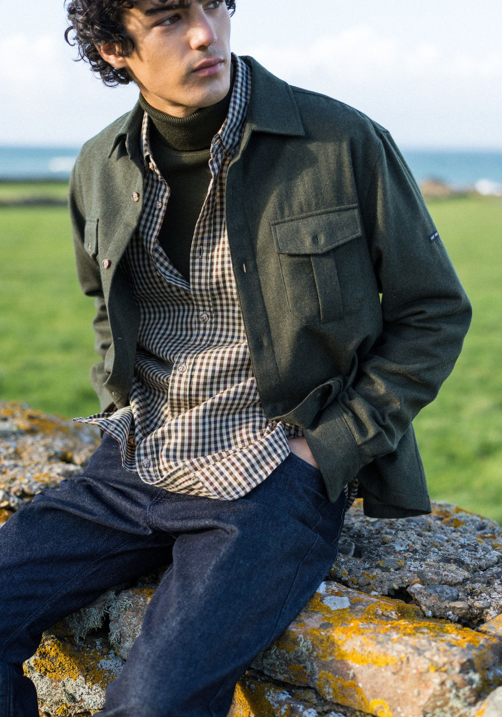 ST FABIO Overshirt (MOSS GREEN)