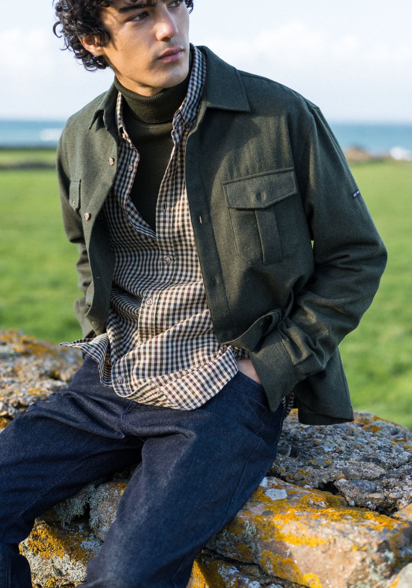 ST FABIO Overshirt (MOSS GREEN)