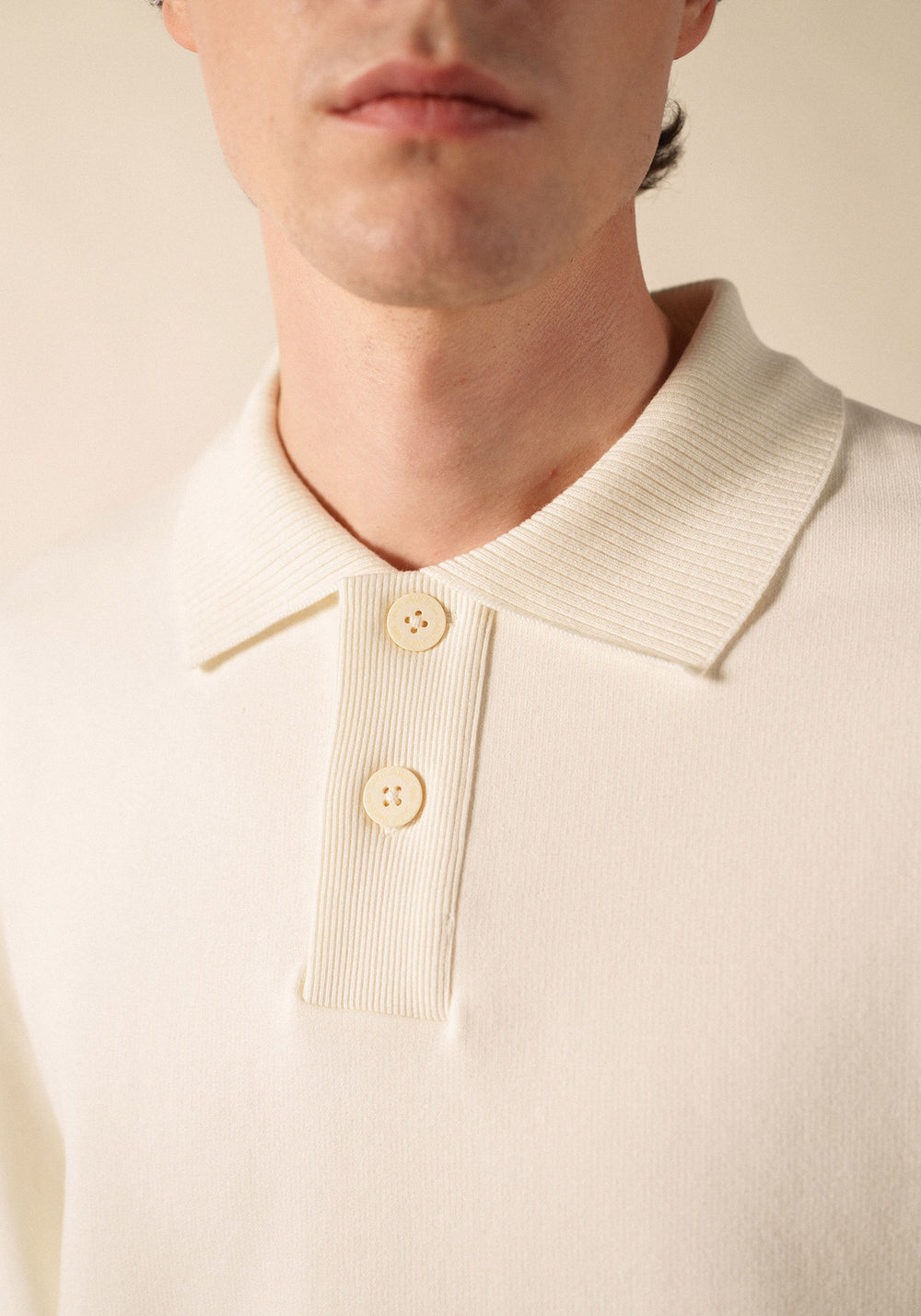 ACHILLE Cotton Fleece Sweatshirt (IVORY)