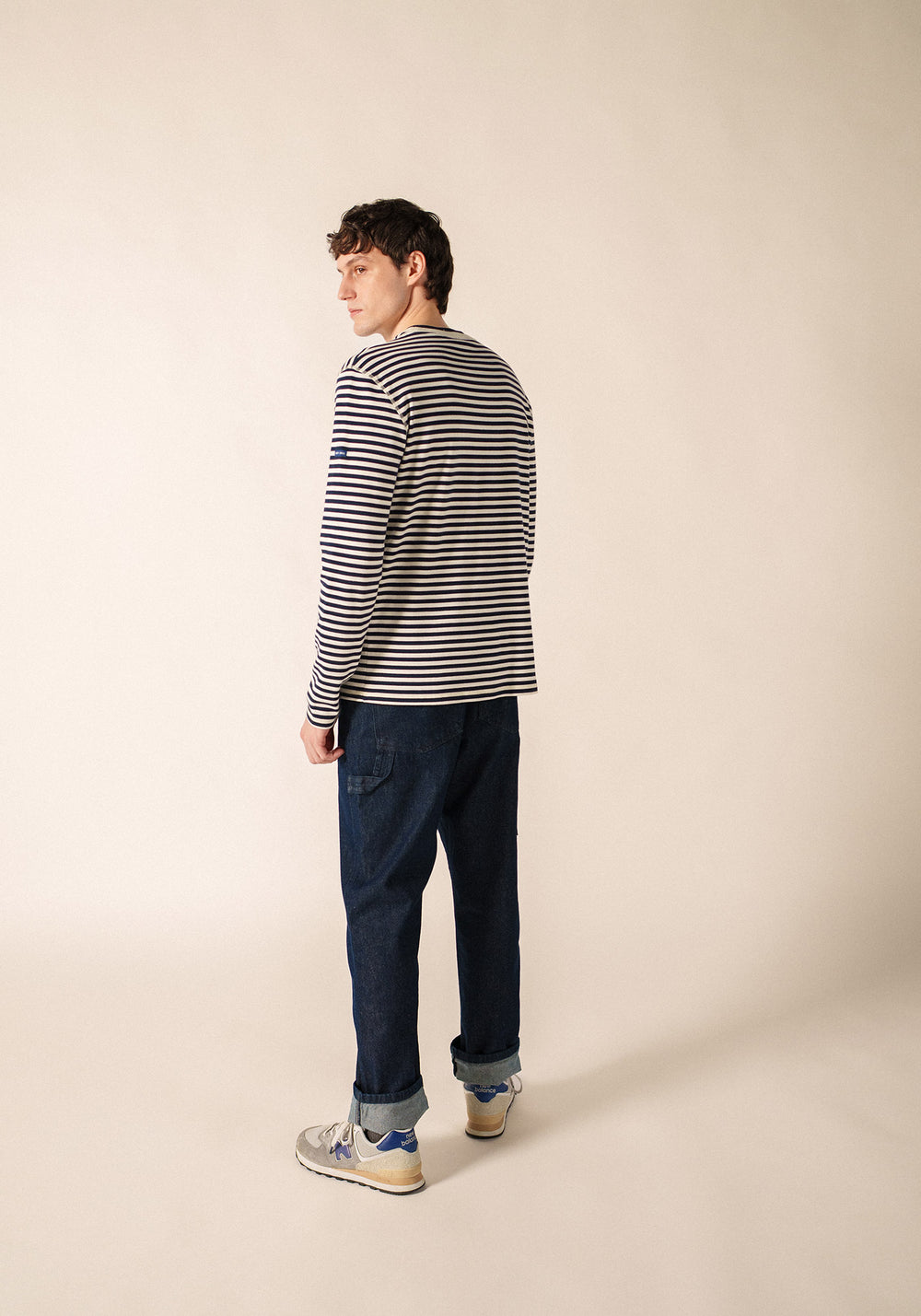 MARTIN T-Shirt (IVORY / NAVY)