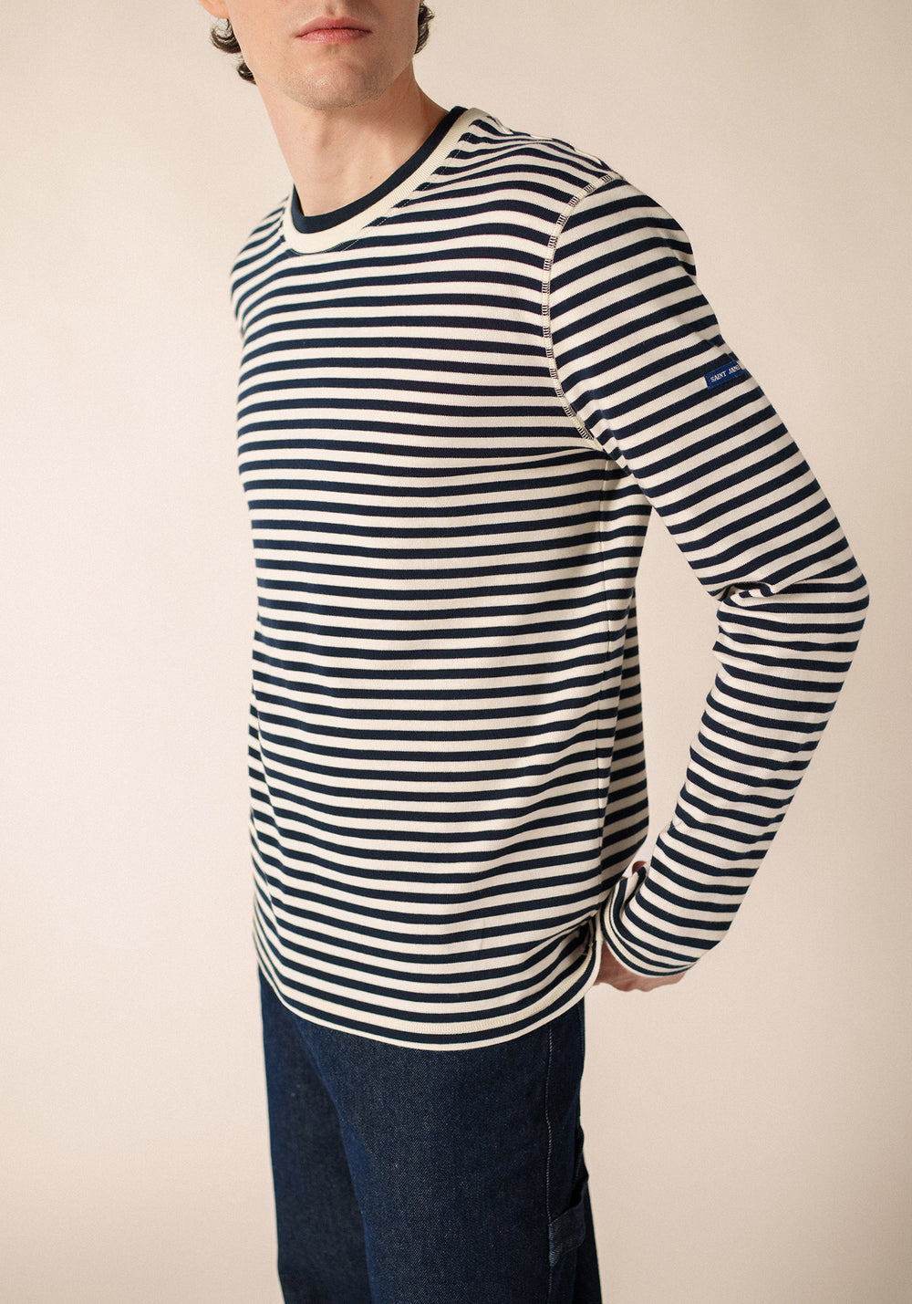 MARTIN T-Shirt (IVORY / NAVY)