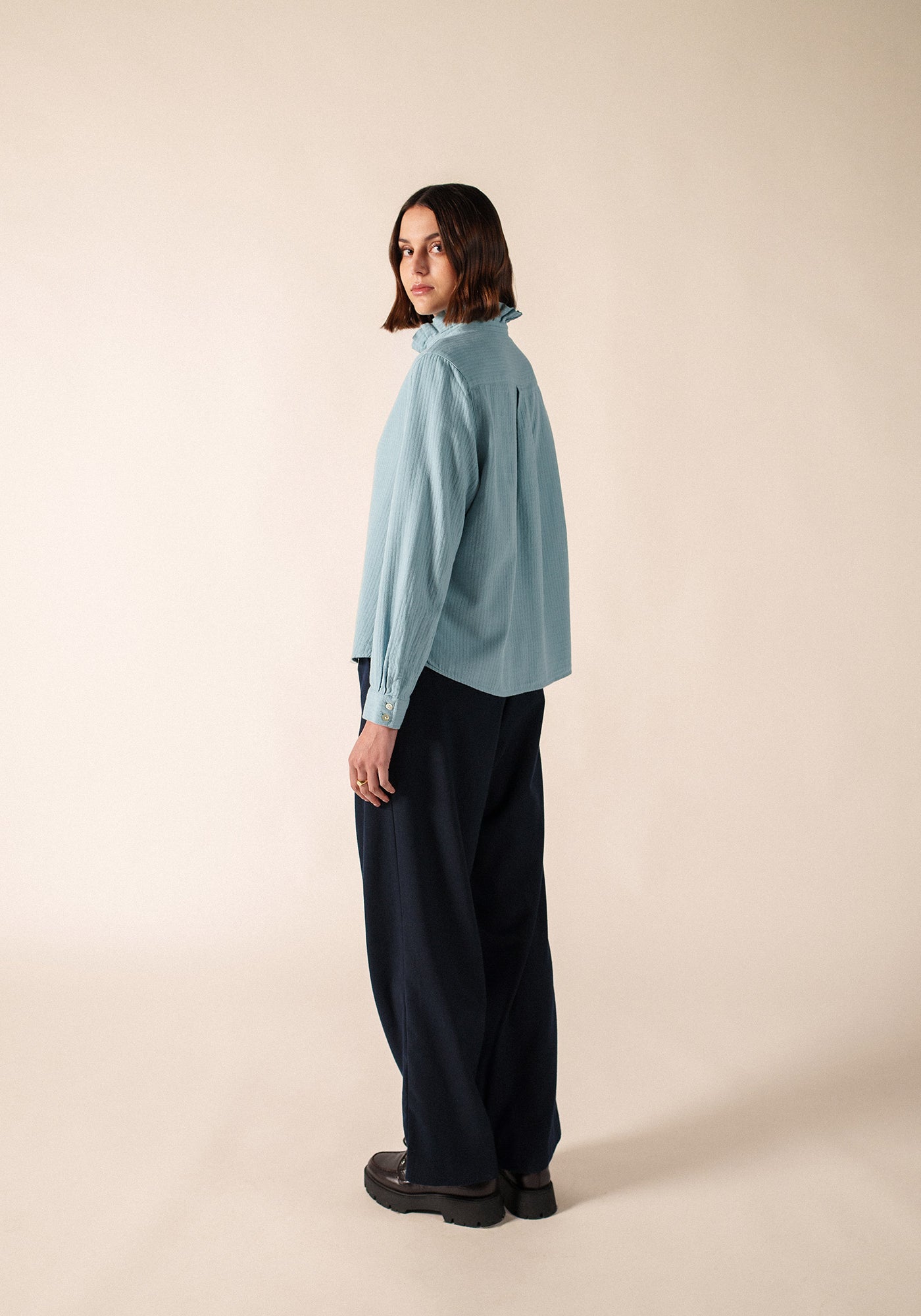 LUCINDA Shirt (LIGHT COASTAL BLUE)