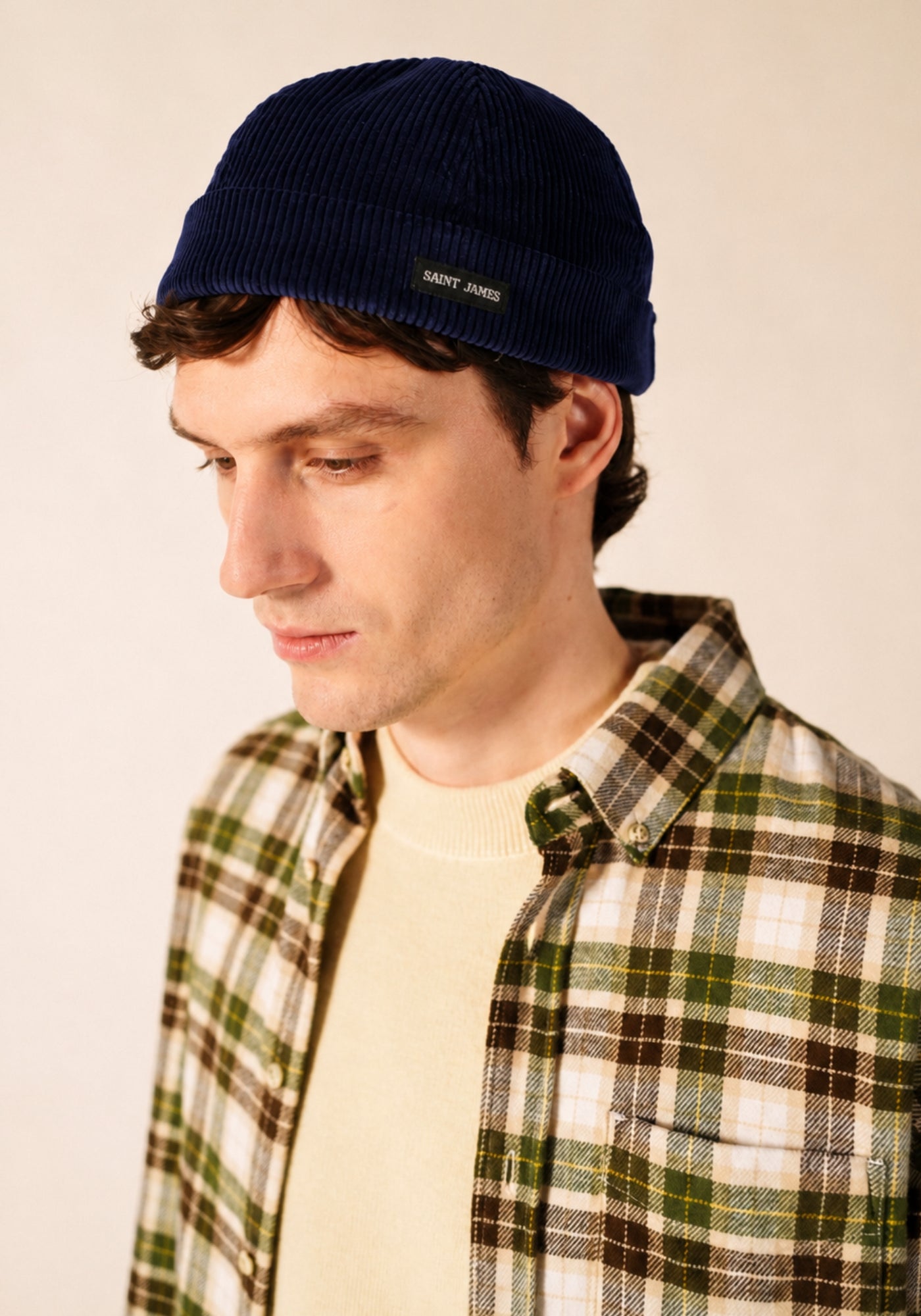 MIKI VELVET Cap (NAVY)