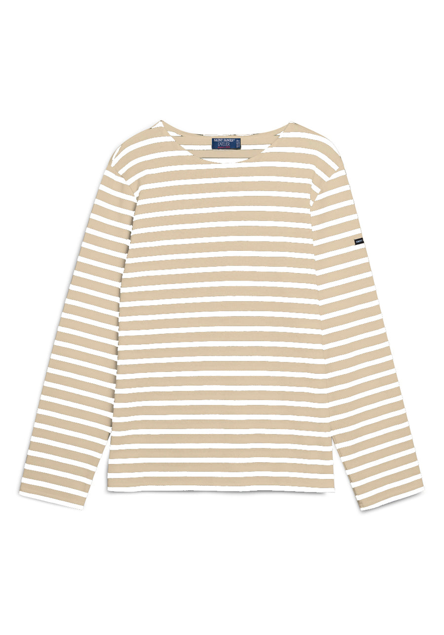 Meridien Moderne Breton Shirt (OATMEAL / WHITE)