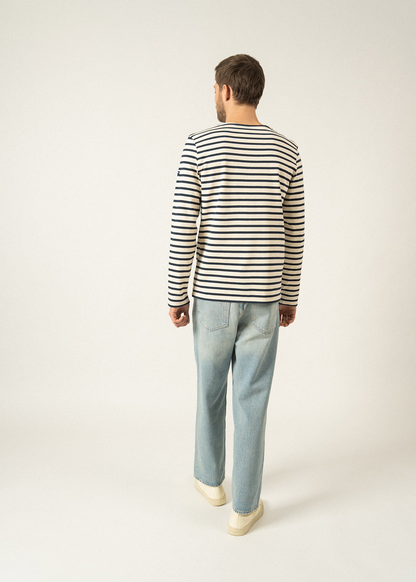 セントジェームスSAINT JAMES MERID MOD U COUD Saint James MERID MOD U COUD NAVY ECRU NAVY FW25 Unisex Merid Mode
