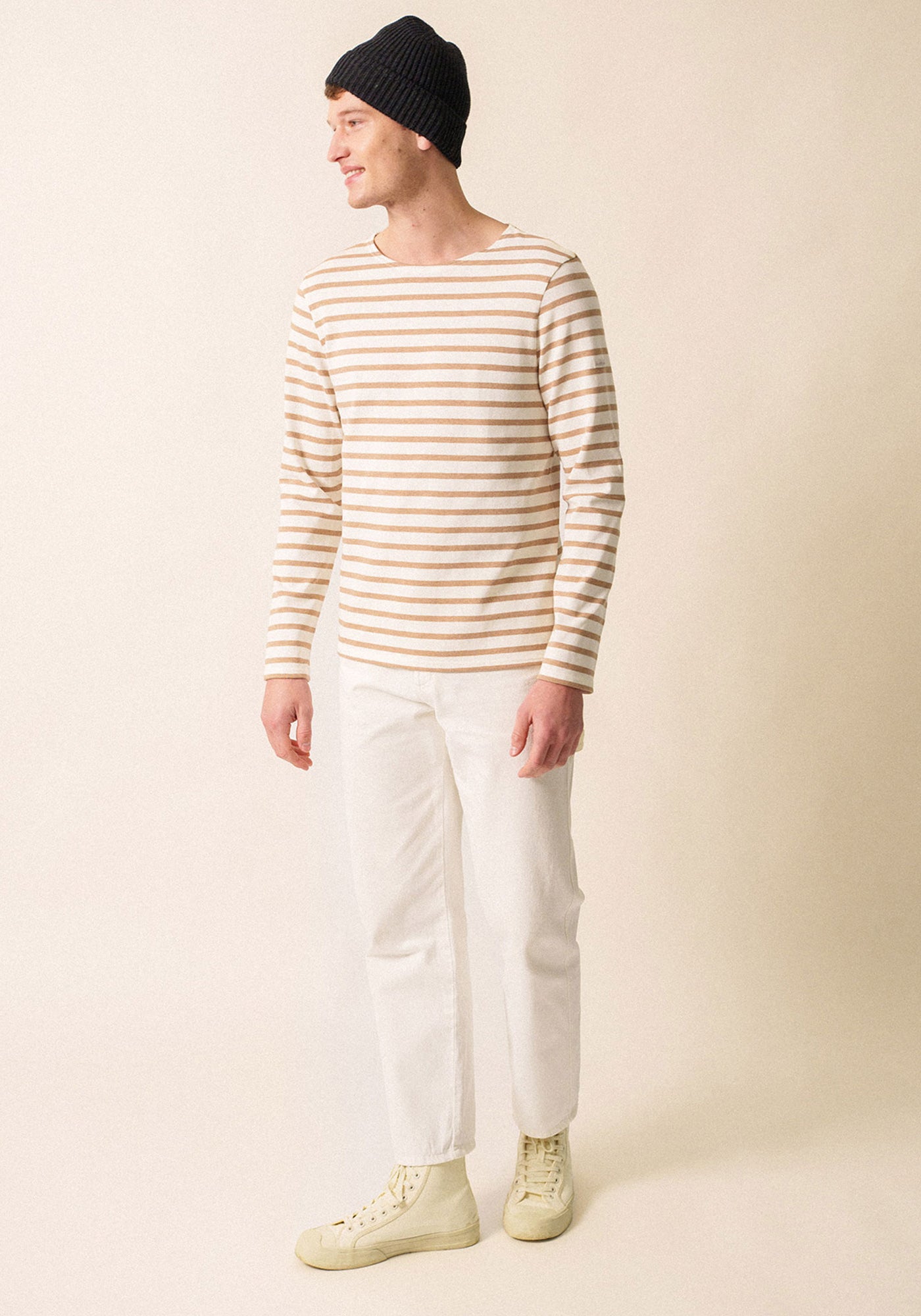 Meridien Moderne Breton Shirt (IVORY / BEIGE)