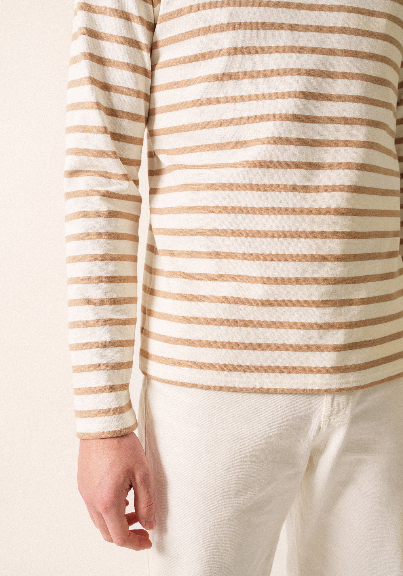 Meridien Moderne Breton Shirt (IVORY / BEIGE)