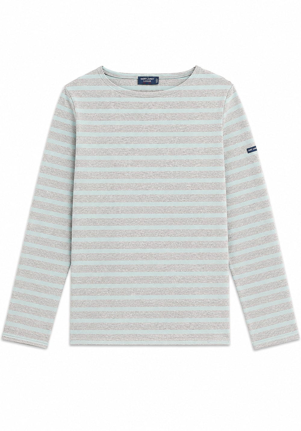 MERIDIEN MODERNE Breton Shirt (PEARL / LIGHT COASTAL BLUE)