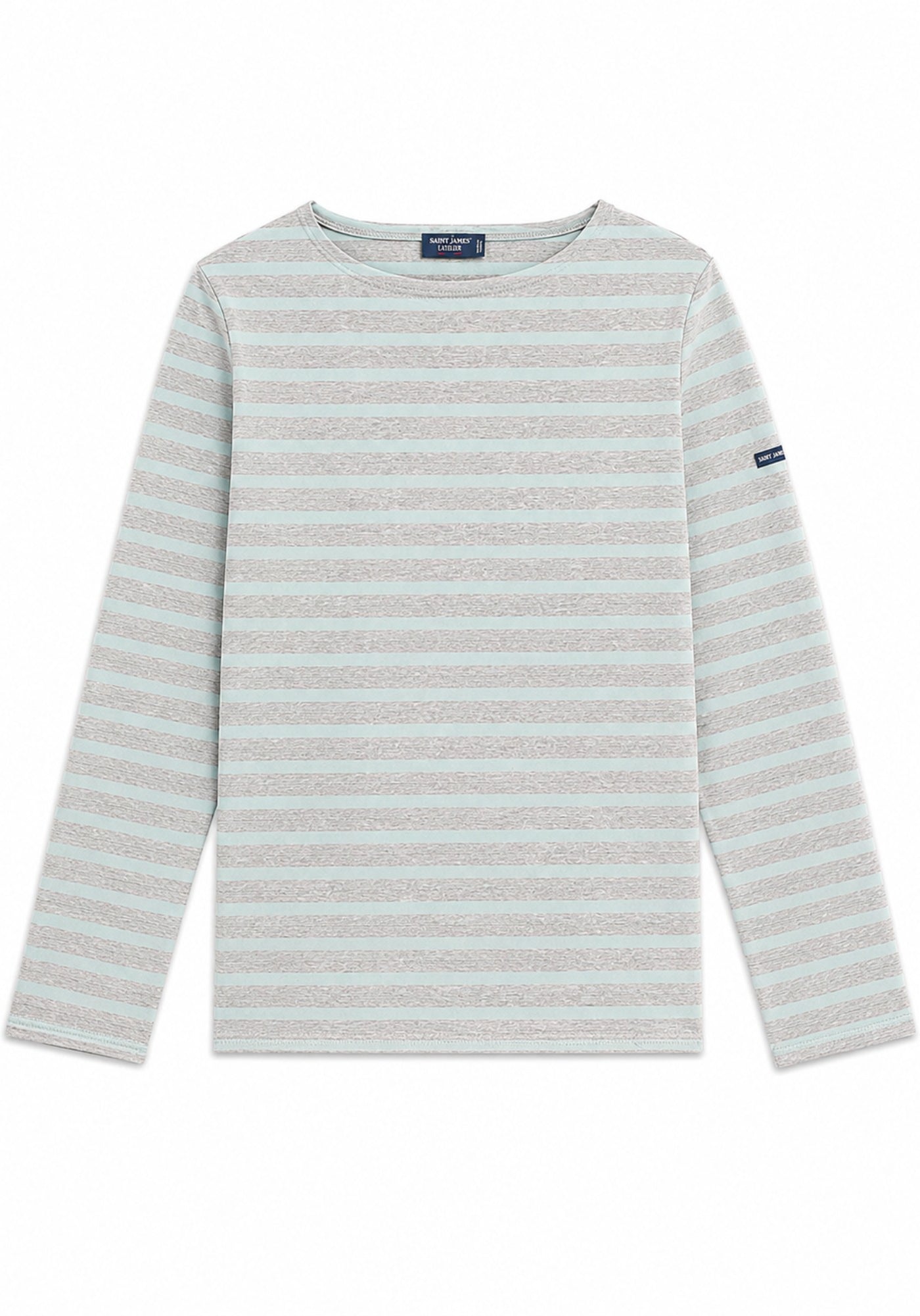 MERIDIEN MODERNE Breton Shirt (PEARL / LIGHT COASTAL BLUE)