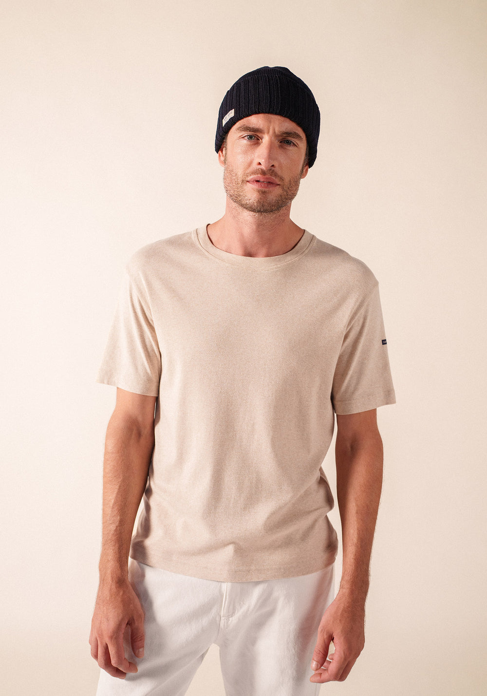 BARBARESQUE Wool Beanie (NAVY)