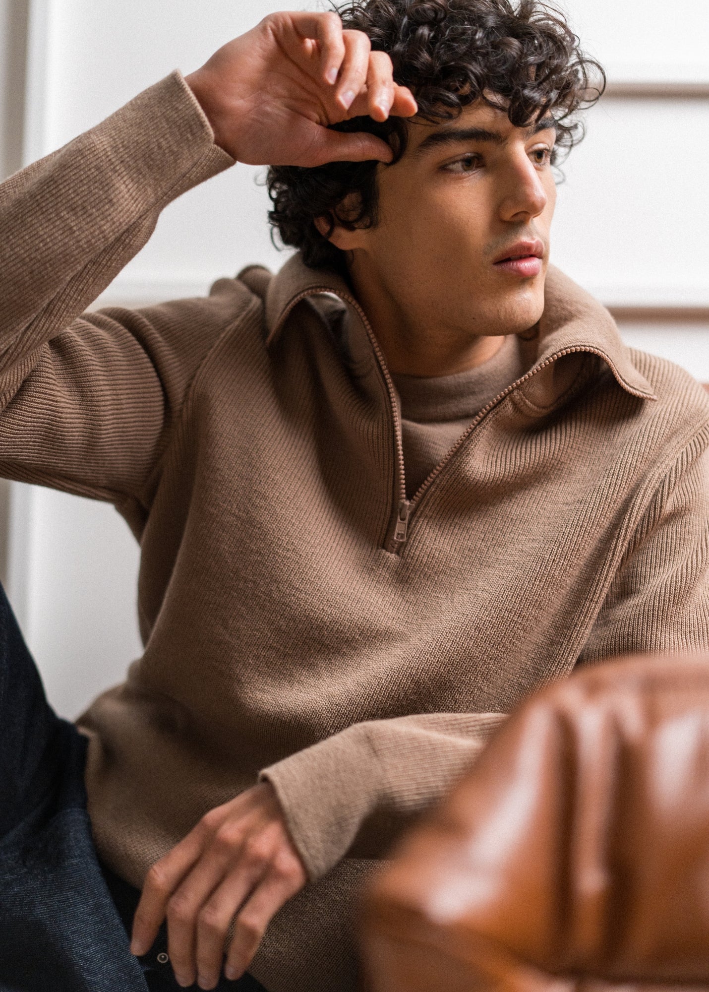 Men's Trucker Sweater • Saint James USA