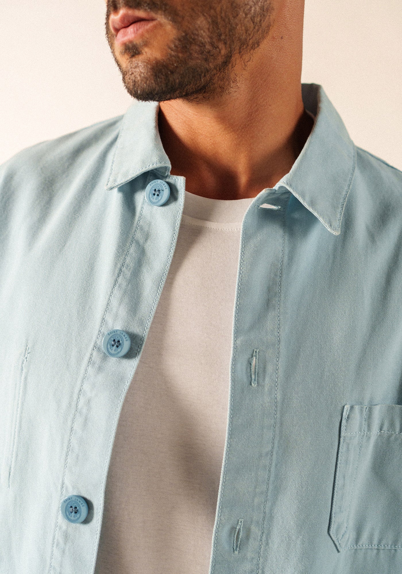 SIROCCO III French Chore Jacket (SKYLIGHT BLUE)
