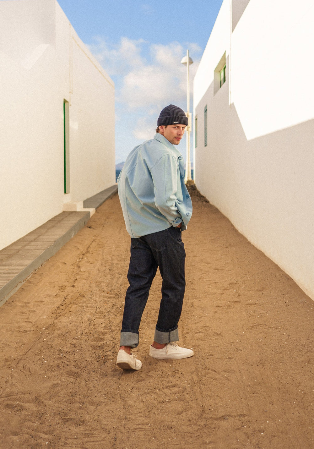 SIROCCO III French Chore Jacket (SKYLIGHT BLUE)