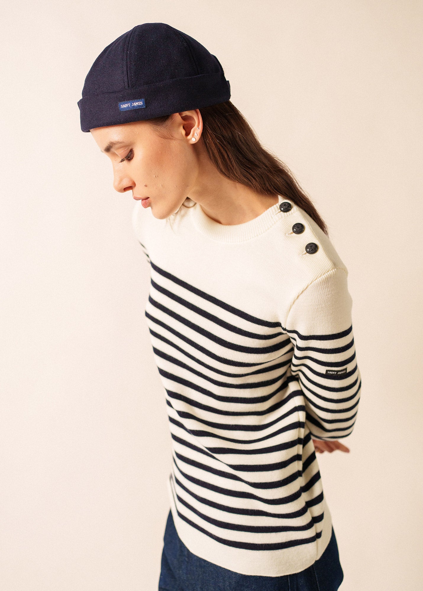 Sailor's Watch Cap | MARIN MIKI | Saint James® Breton Knitwear