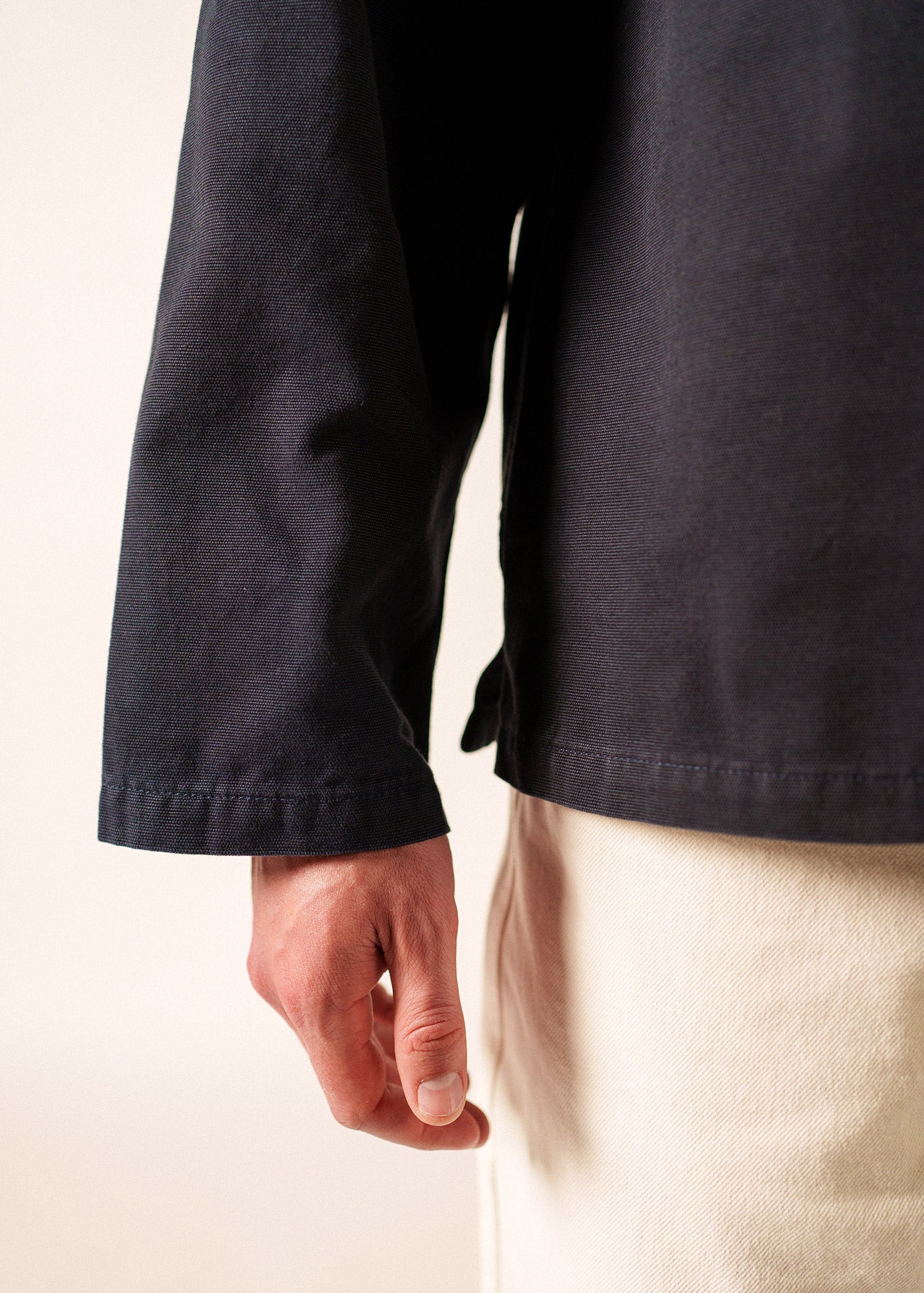 ジャケット・アウター OLDFRENCHNAVY St.JAMES COTTONWORKJACKET French Chore Coat, Navy, Unisex Sizing, Cotton, Saint James