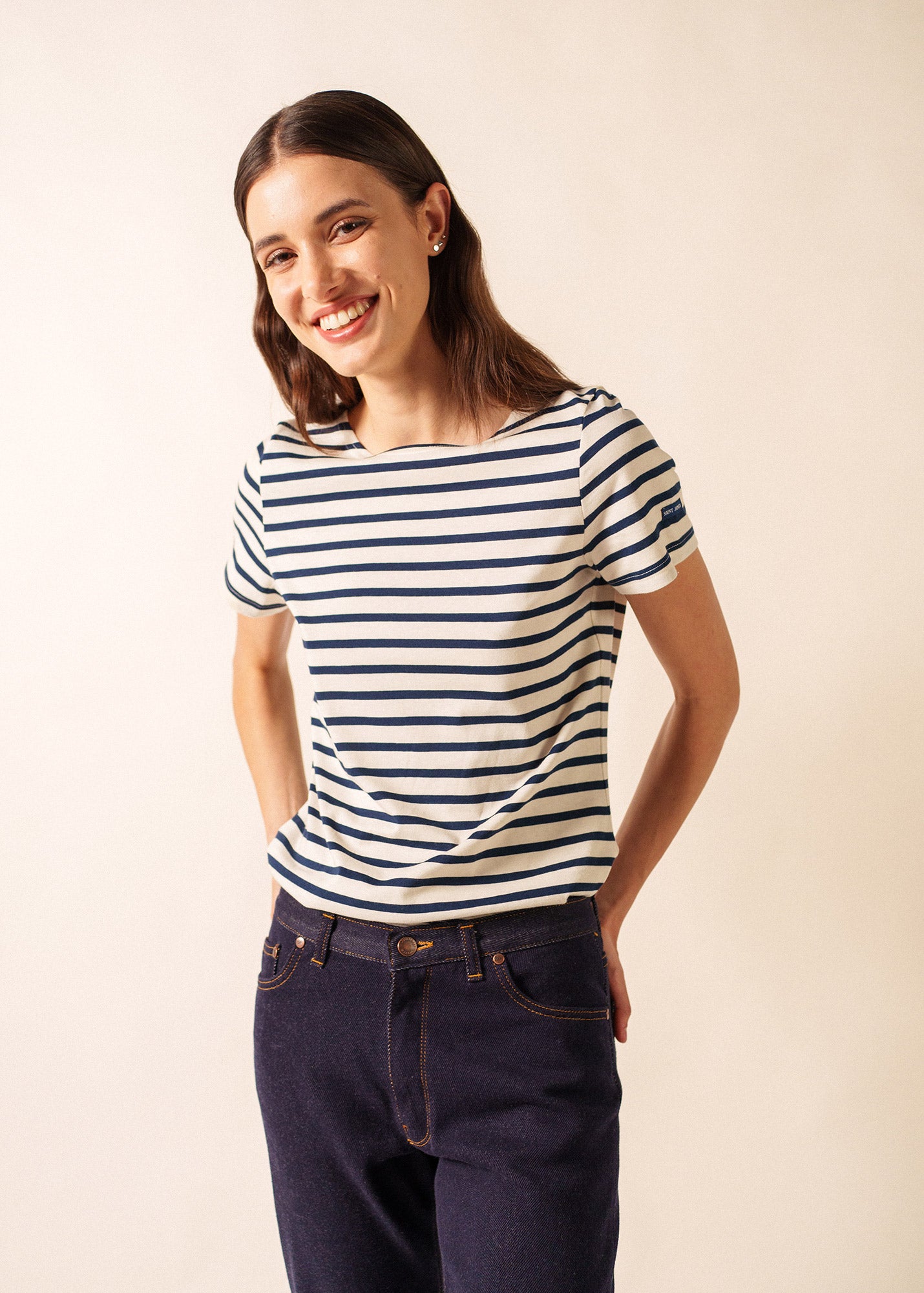 Nautical Stripe Tee - Etrille II - Saint James - Women's Fit