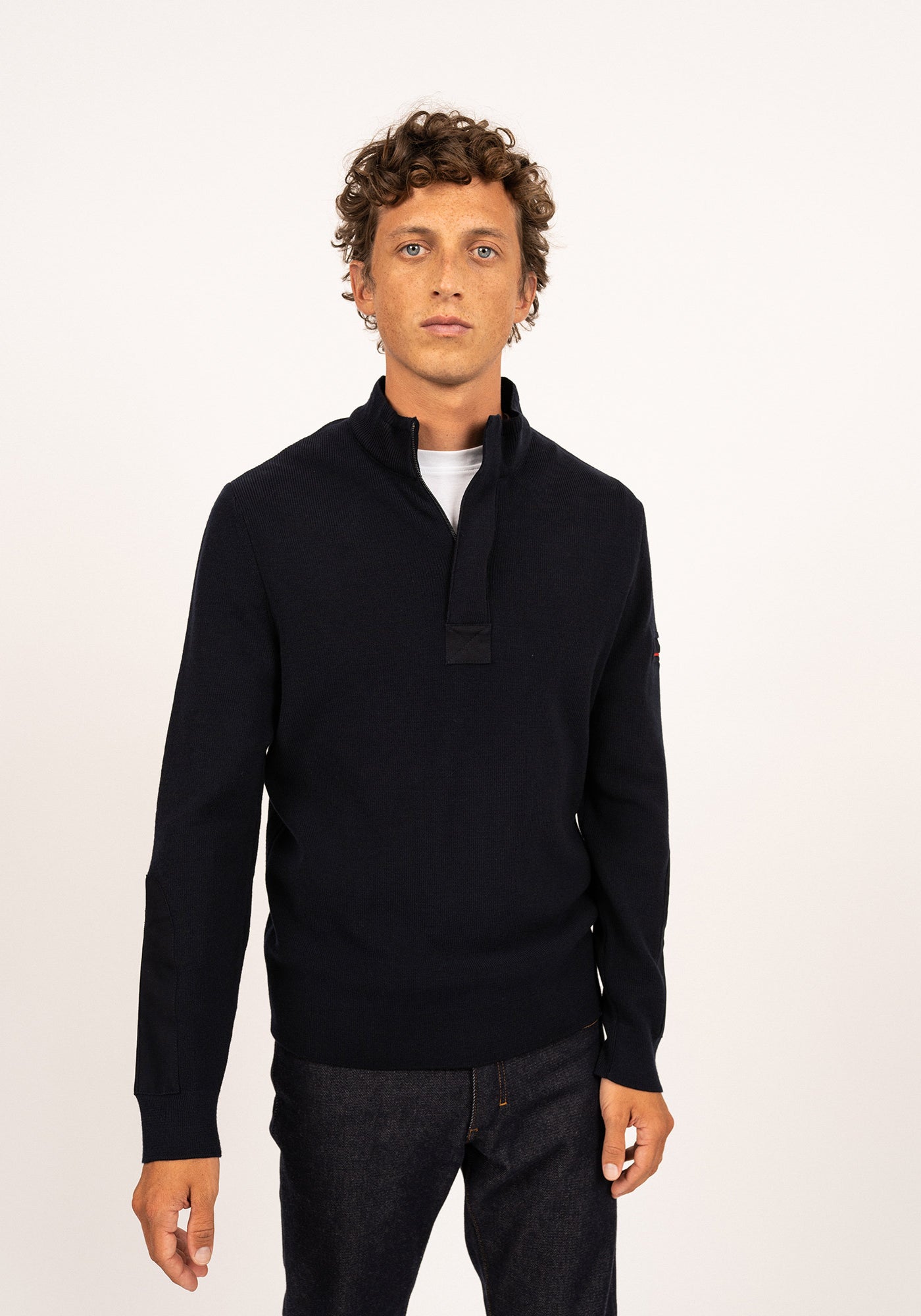 Loup de Mer II Wool Sweater (NAVY)