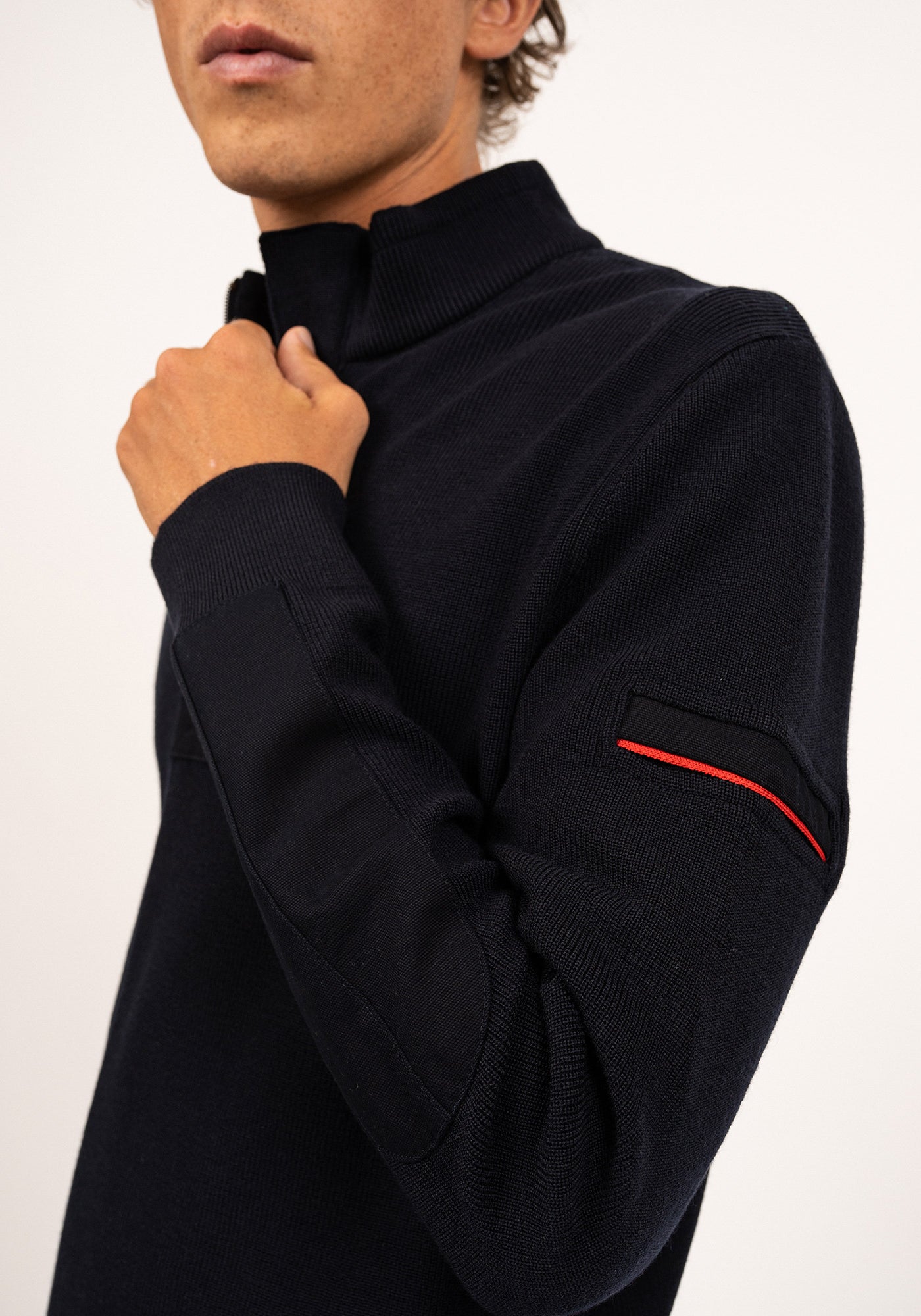 Loup de Mer II Wool Sweater (NAVY)