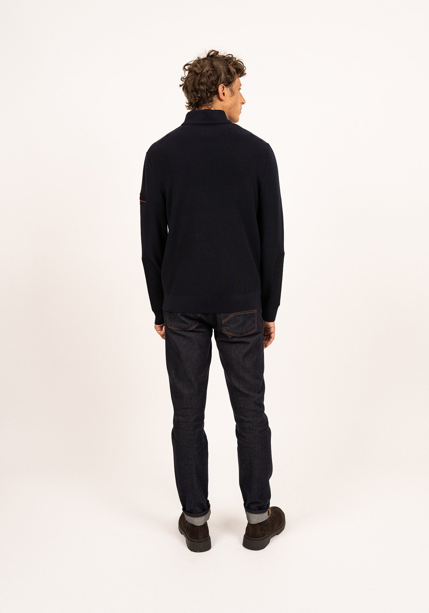 Loup de Mer II Wool Sweater (NAVY)