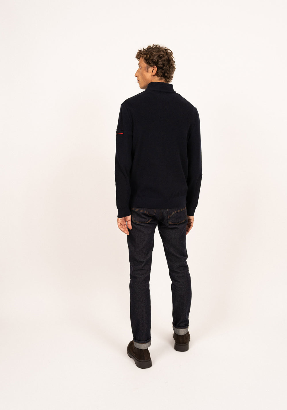 Loup de Mer II Wool Sweater (NAVY)